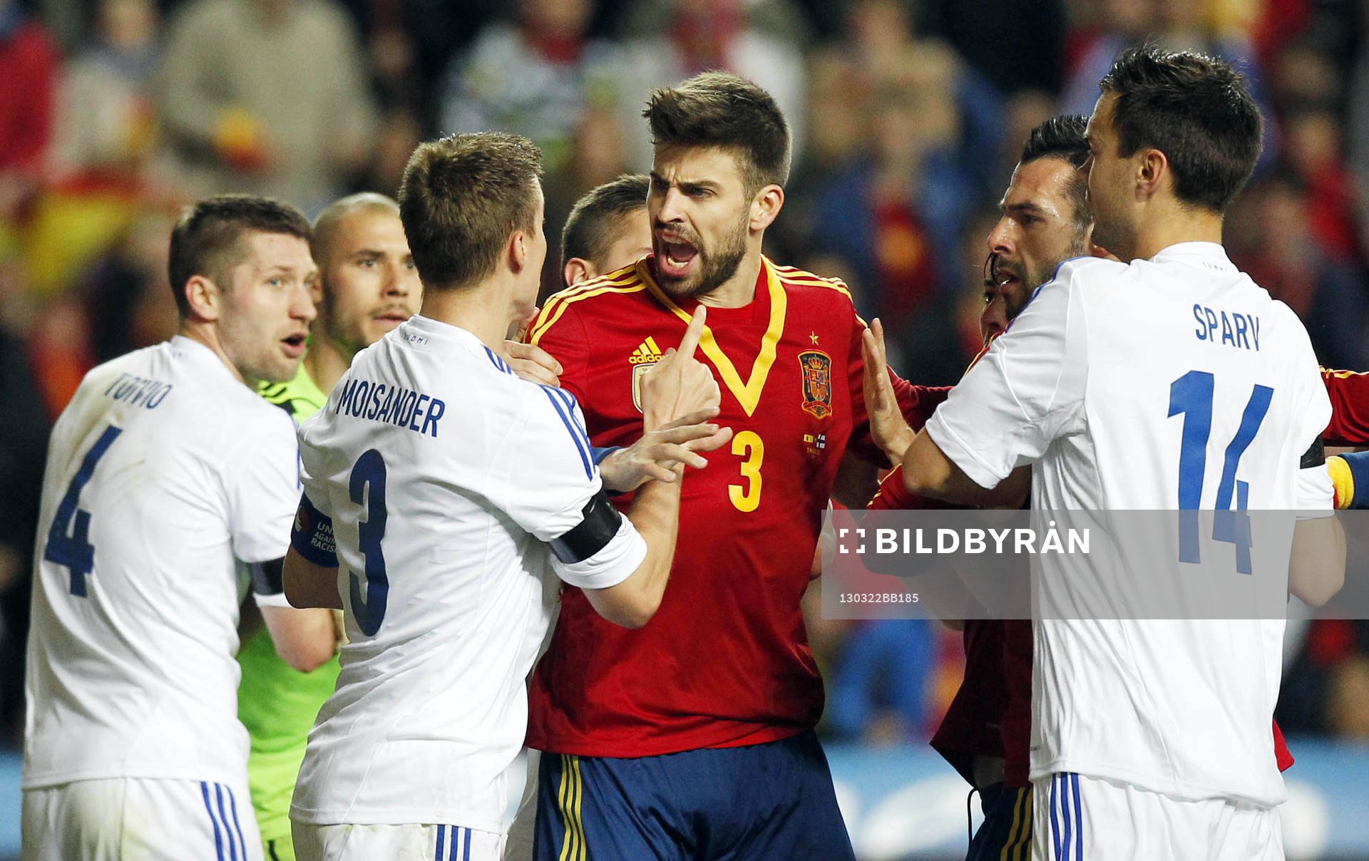 Gerald Pique - 22.03.2013 - Espagne / Finlande -