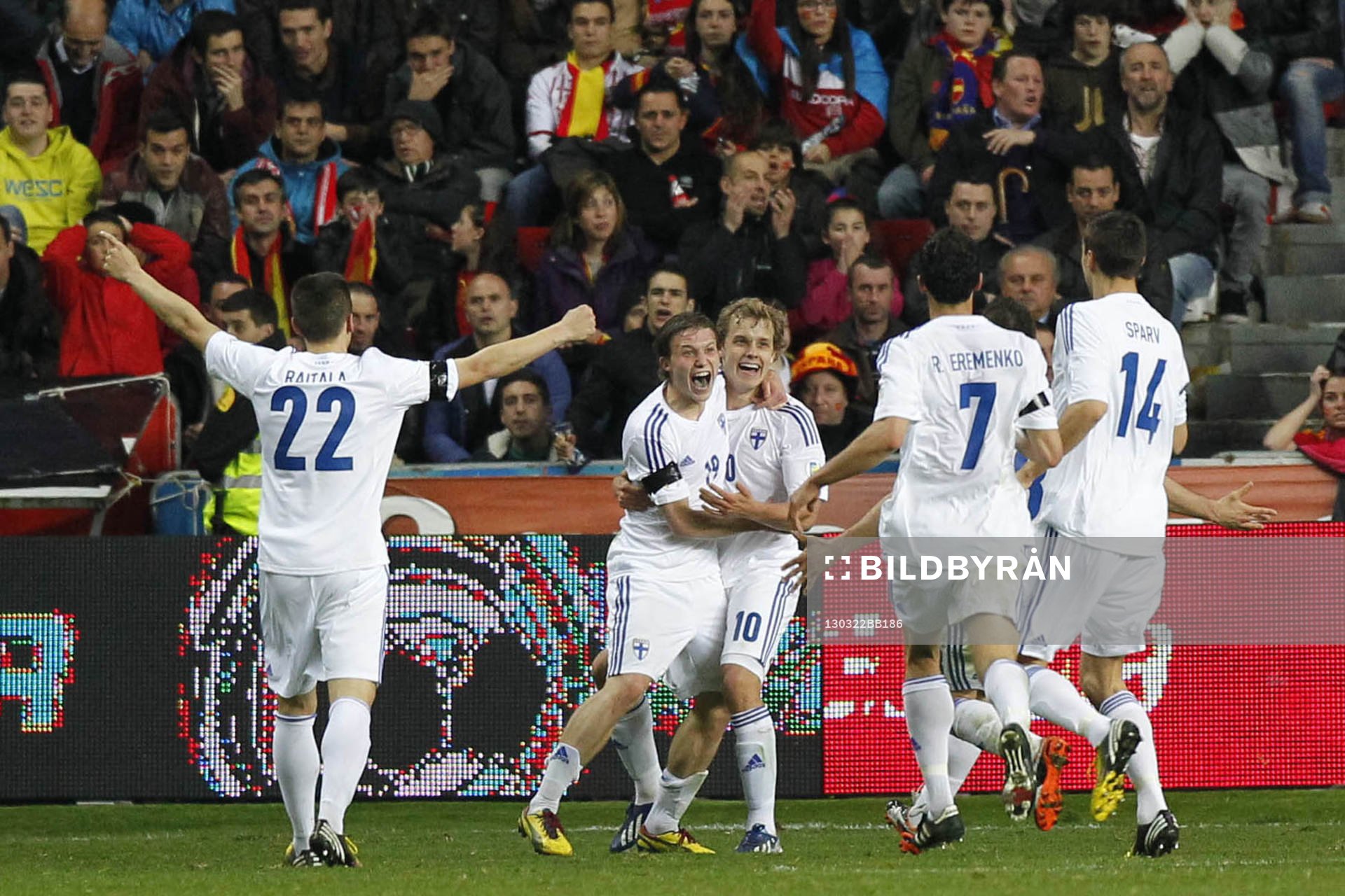 Joie Teemu Pukki - 22.03.2013 - Espagne / Finlande -