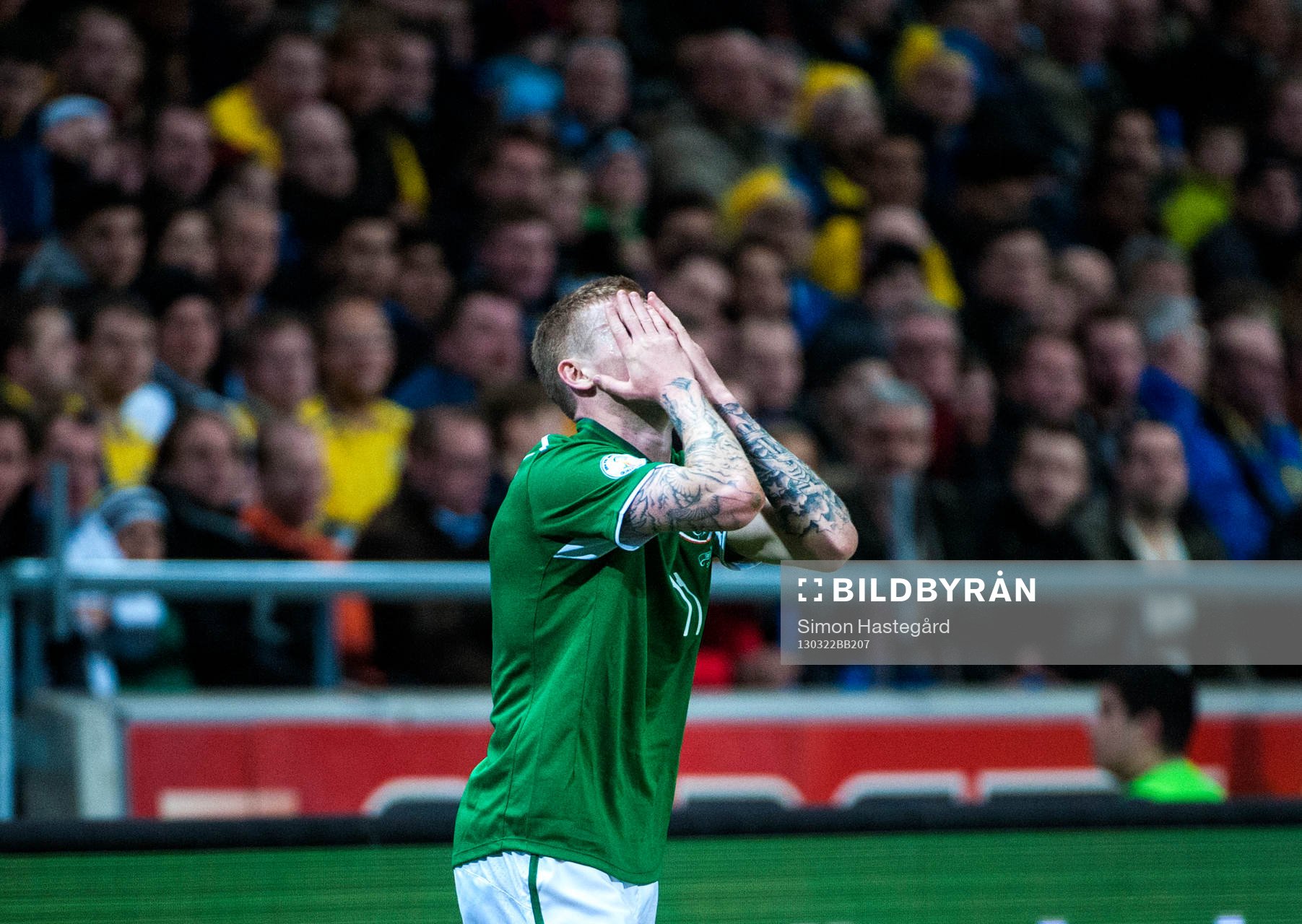 James McClean,  Irland deppar