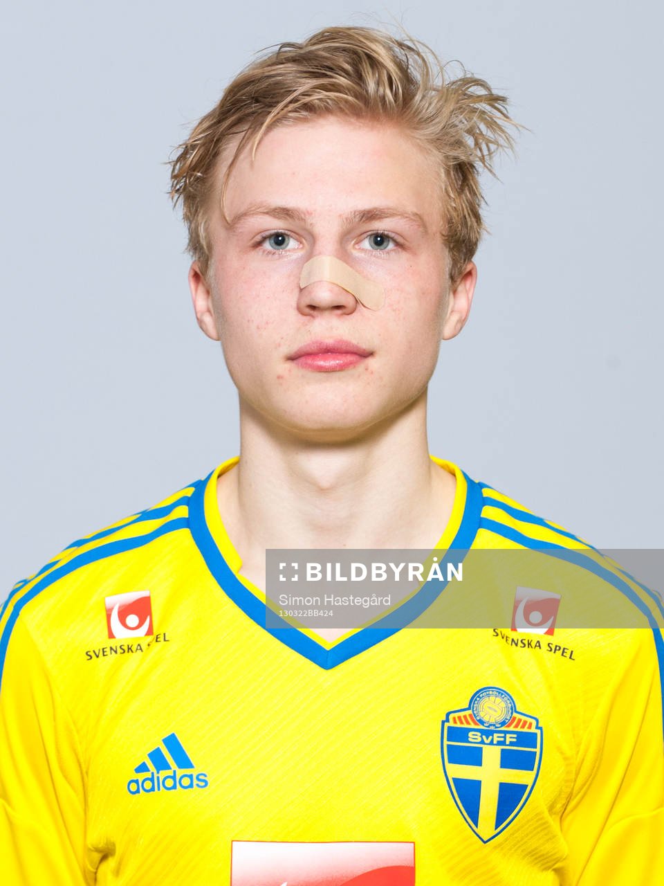 Fotboll, Sverige, porträtt, P18/95: Joel Rydstrand.