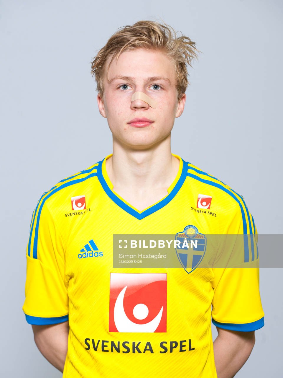 Fotboll, Sverige, porträtt, P18/95: Joel Rydstrand.