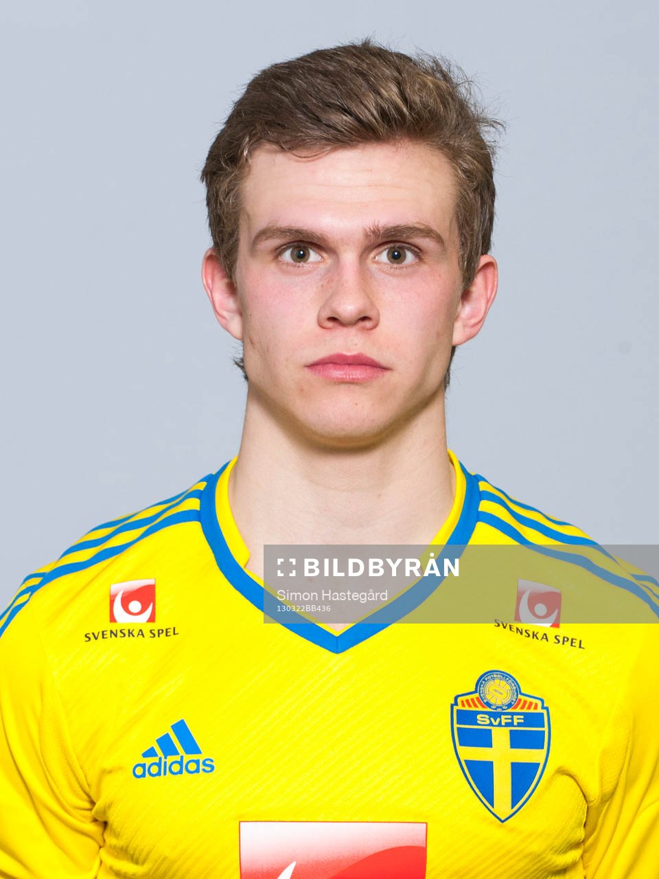 Fotboll, Sverige, porträtt, P18/95: Jesper Manns.