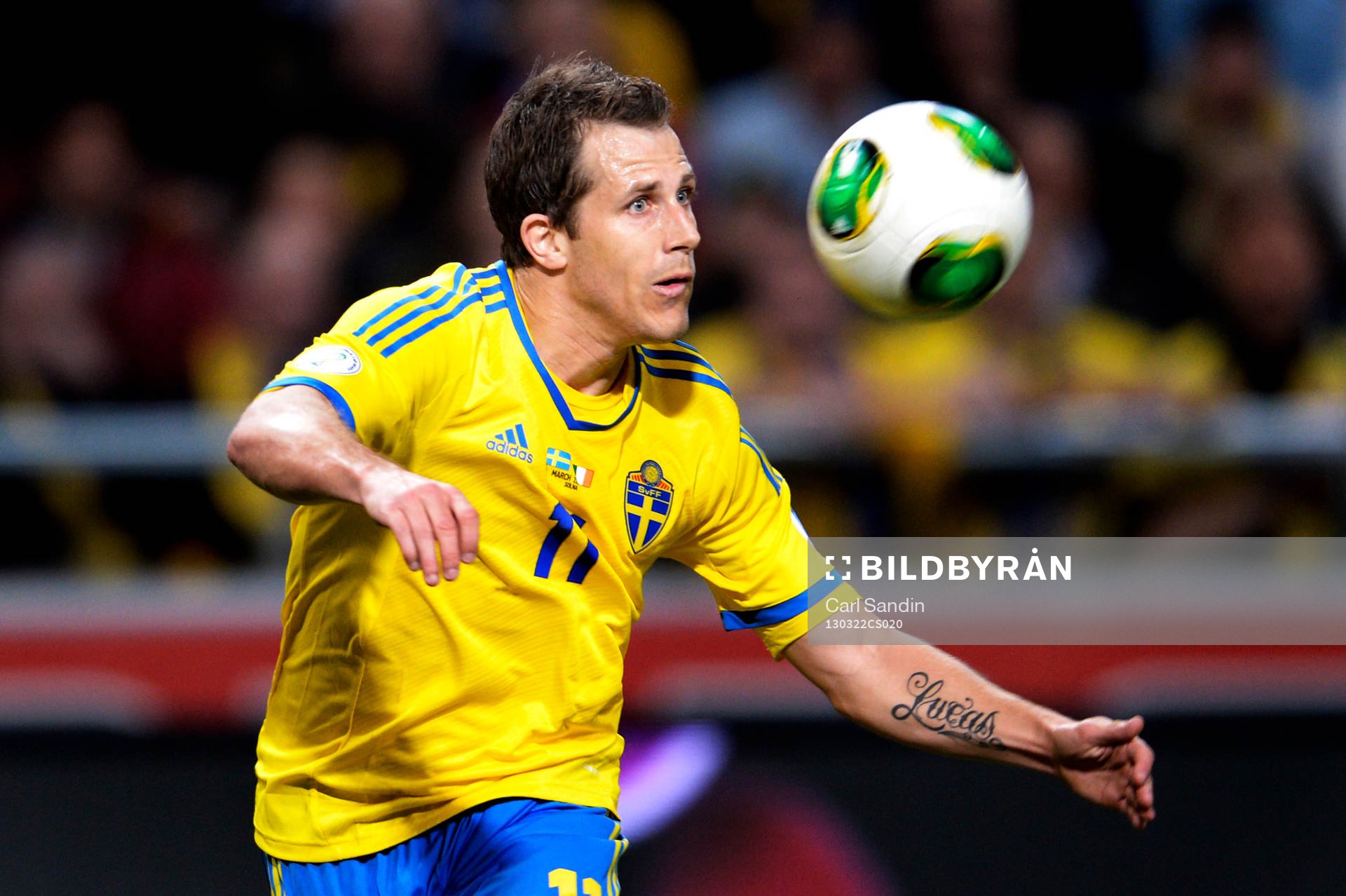 Tobias Hysén, Sverige tar emot bollen