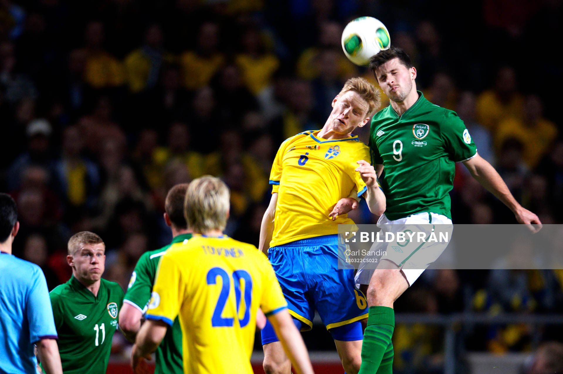 Rasmus Elm, Sverige i nickduell med Shane Long, Irland