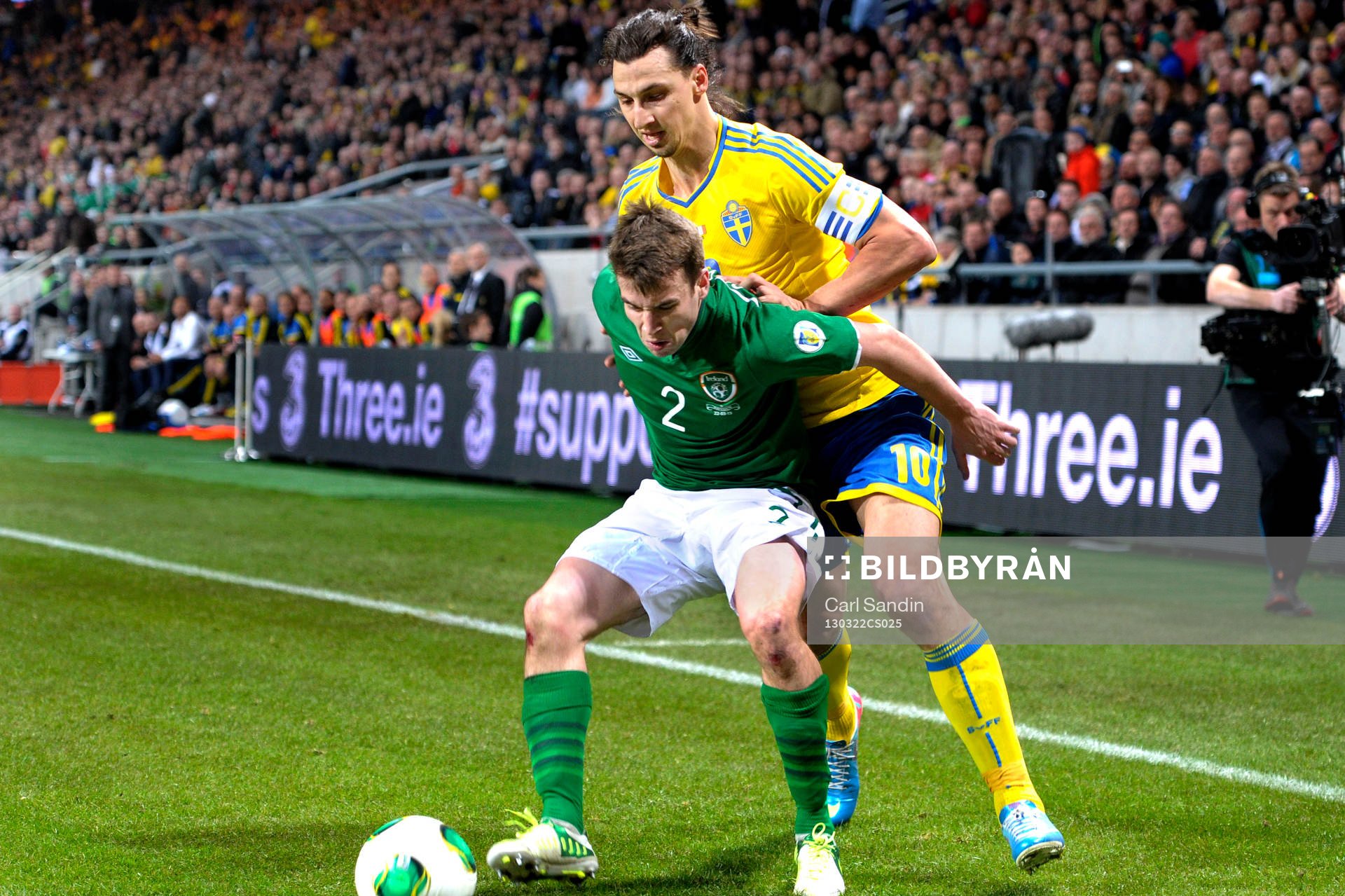 Zlatan Ibrahimović, Sverige i kamp om bollen med Seamus