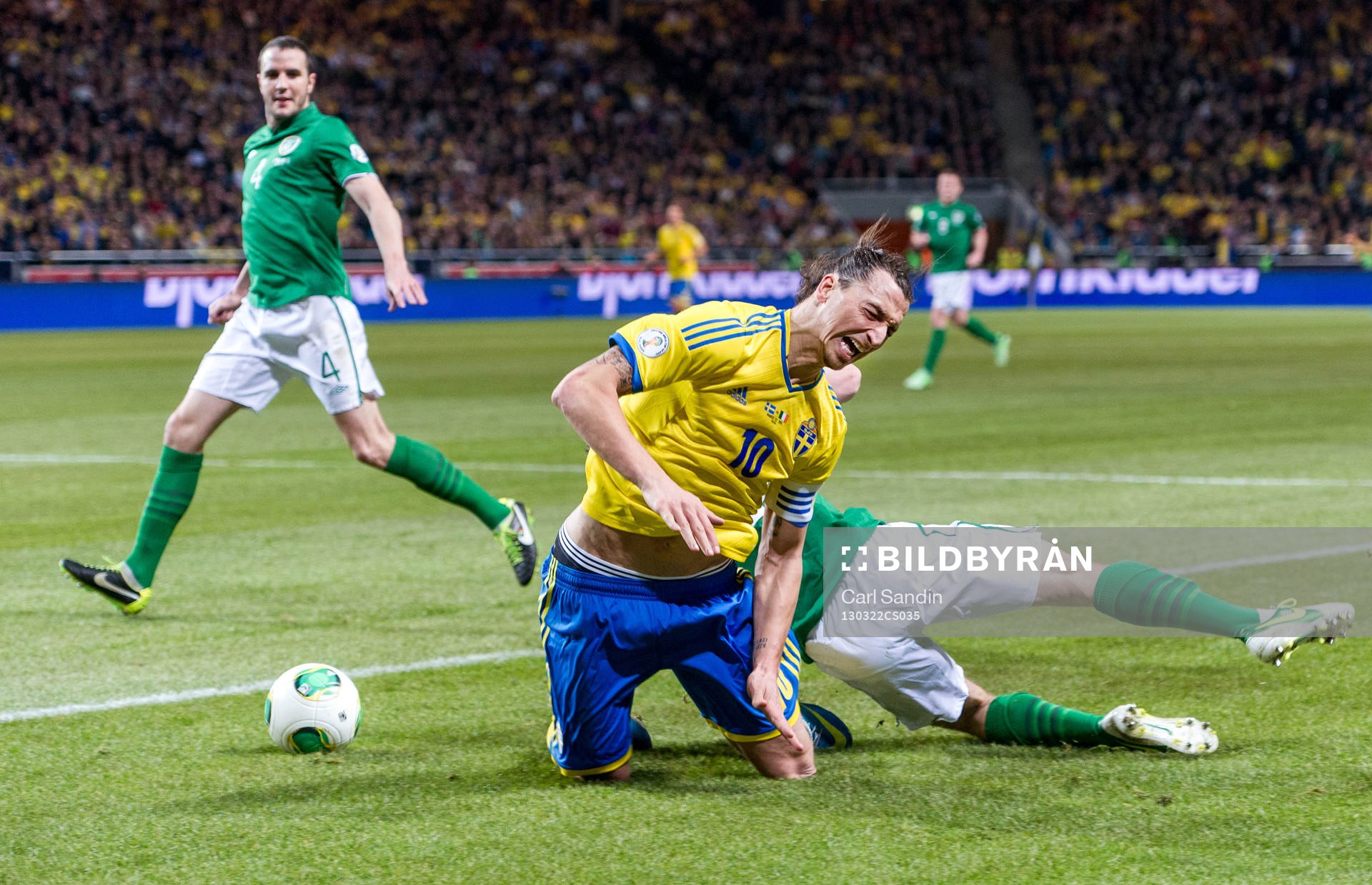 Zlatan Ibrahimović, Sverige, faller