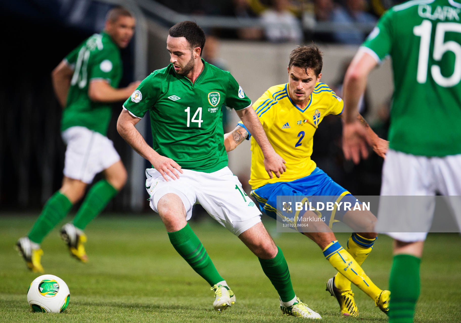 Marc Wilson, Irland, och Mikael Lustig, Sverige