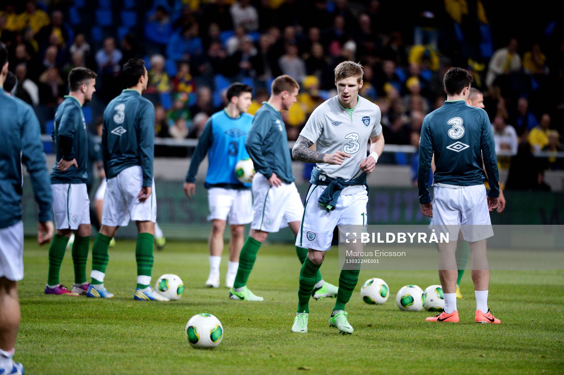 Irland värmer upp