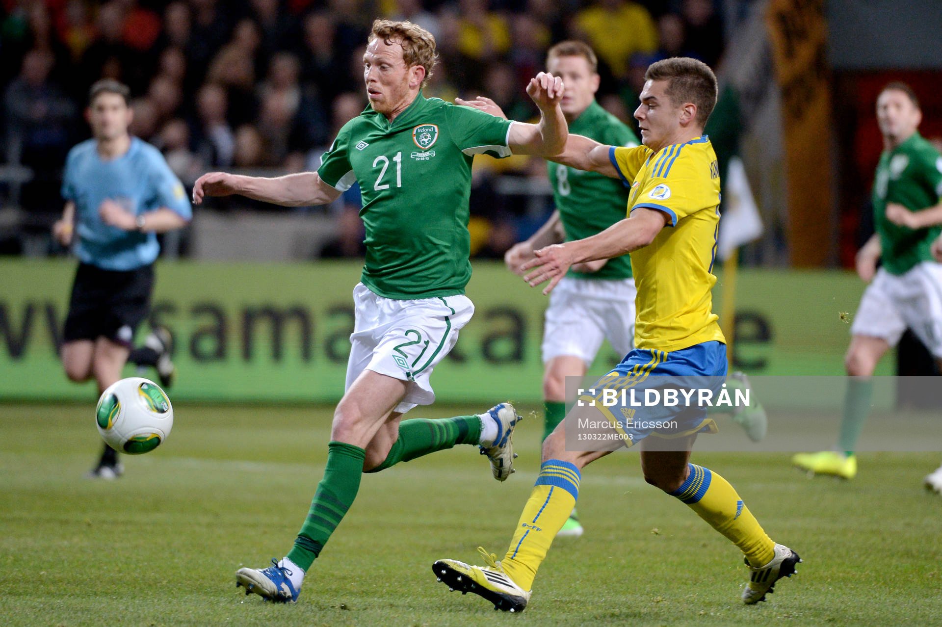 Alexander Kacaniklic, Sverige jagar Paul Green, Irland
