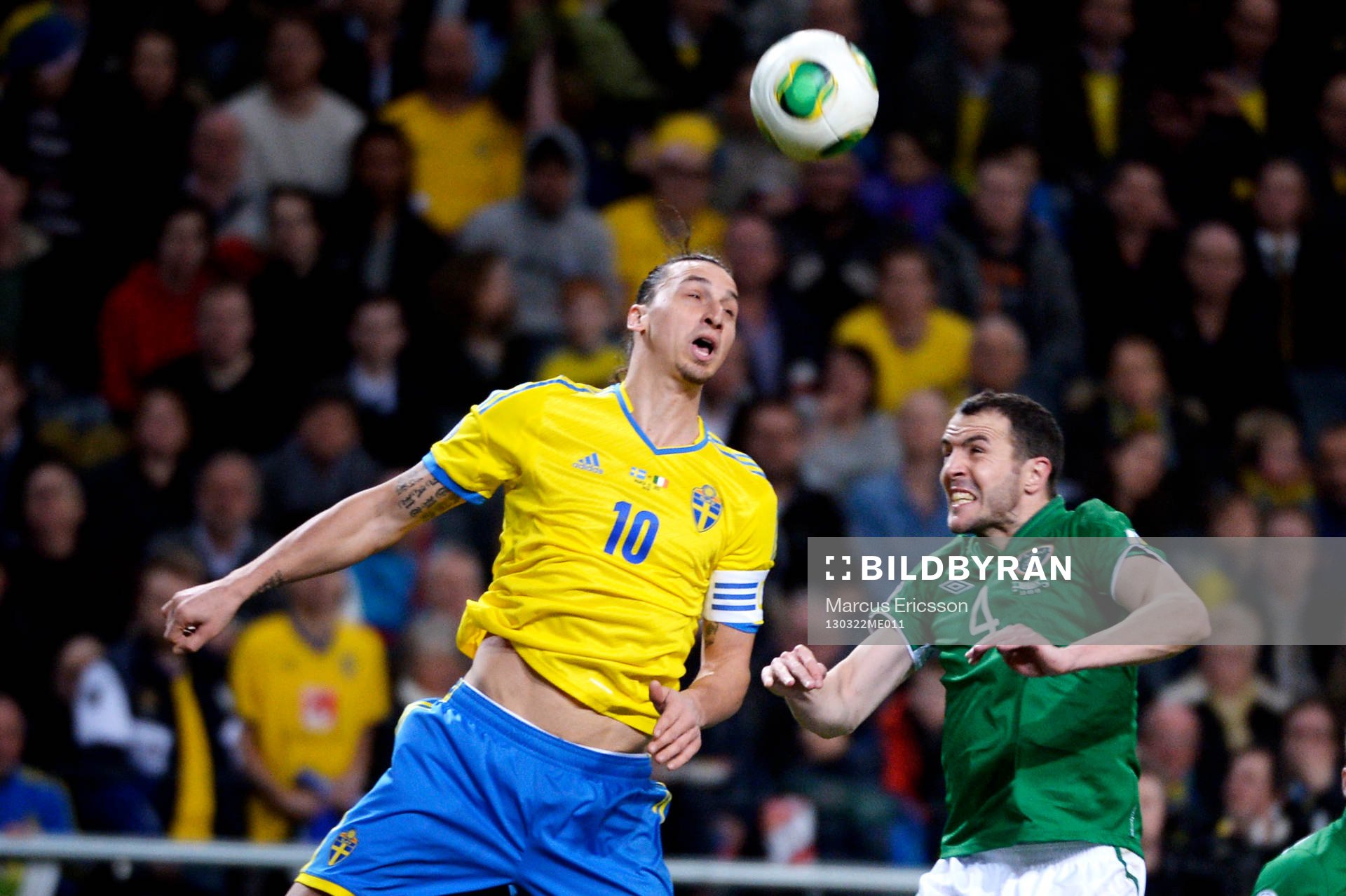 Zlatan Ibrahimović, Sverige i nickduell med John O'Shea,