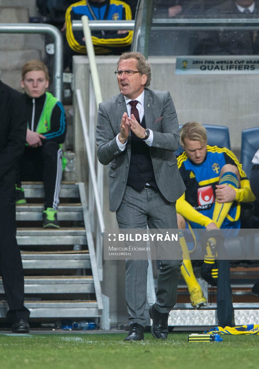 Erik Hamrén, förbundskapten Sverige