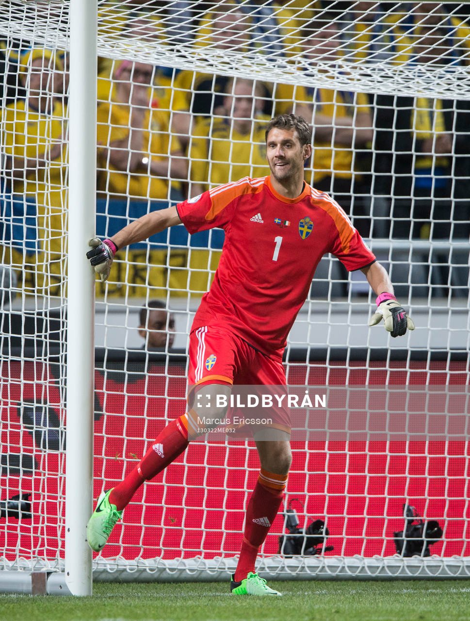 Andreas Isaksson, målvakt Sverige