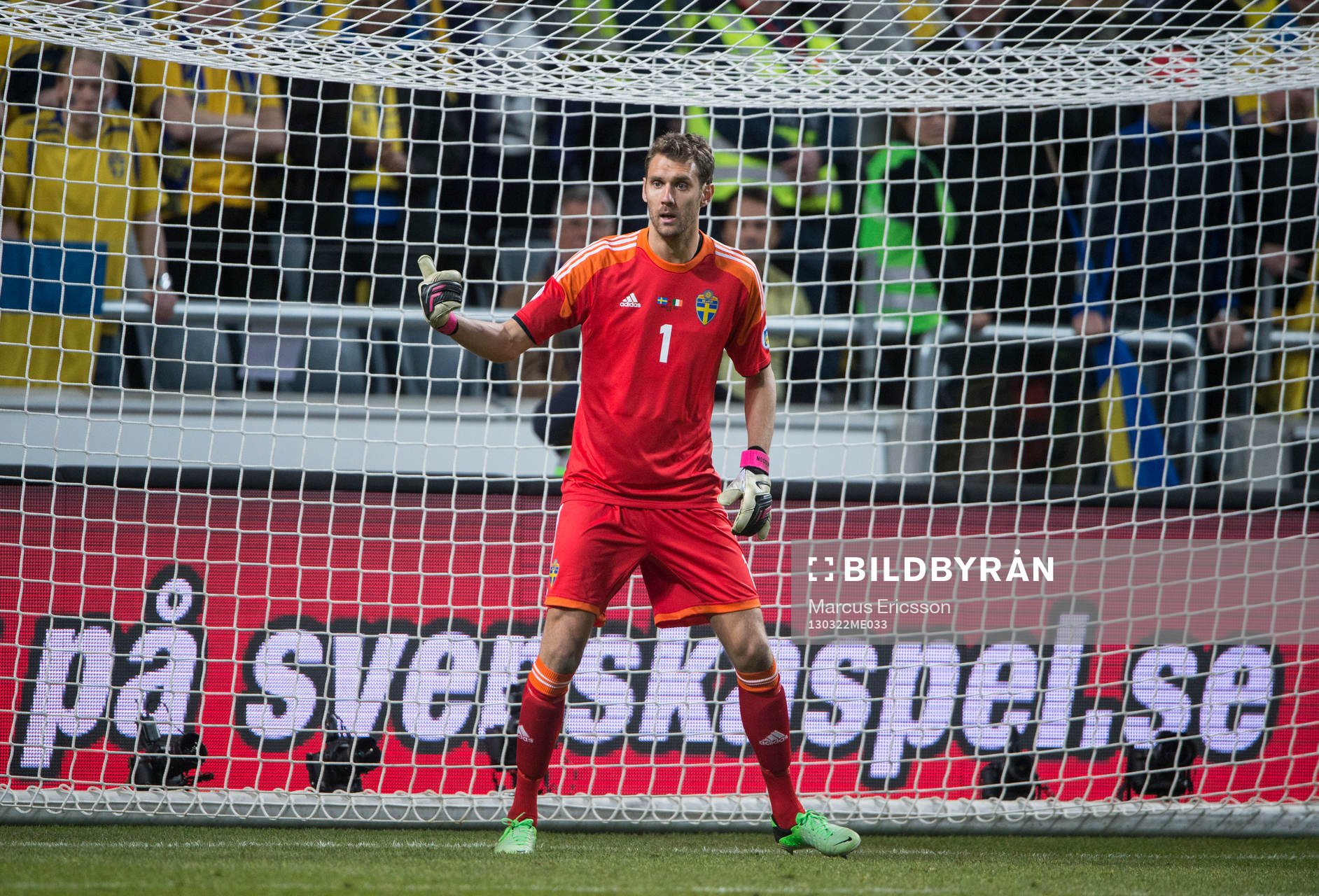 Andreas Isaksson, målvakt Sverige