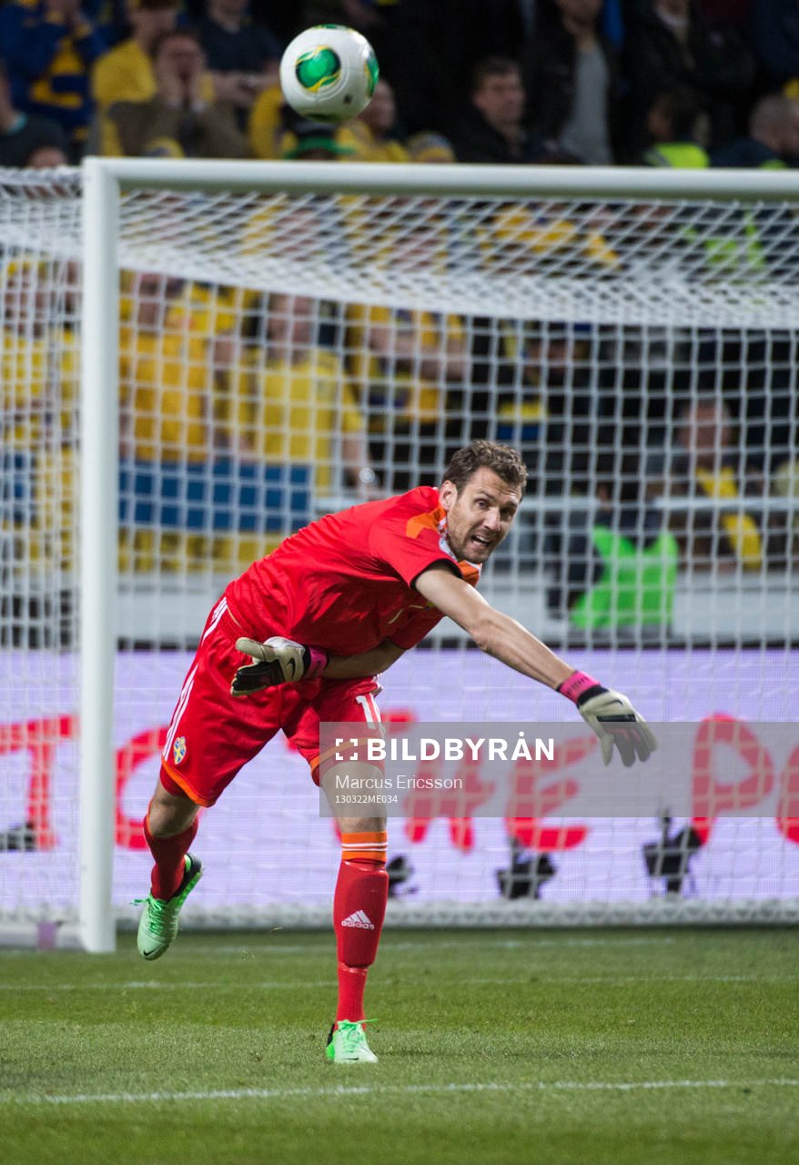 Andreas Isaksson, målvakt Sverige