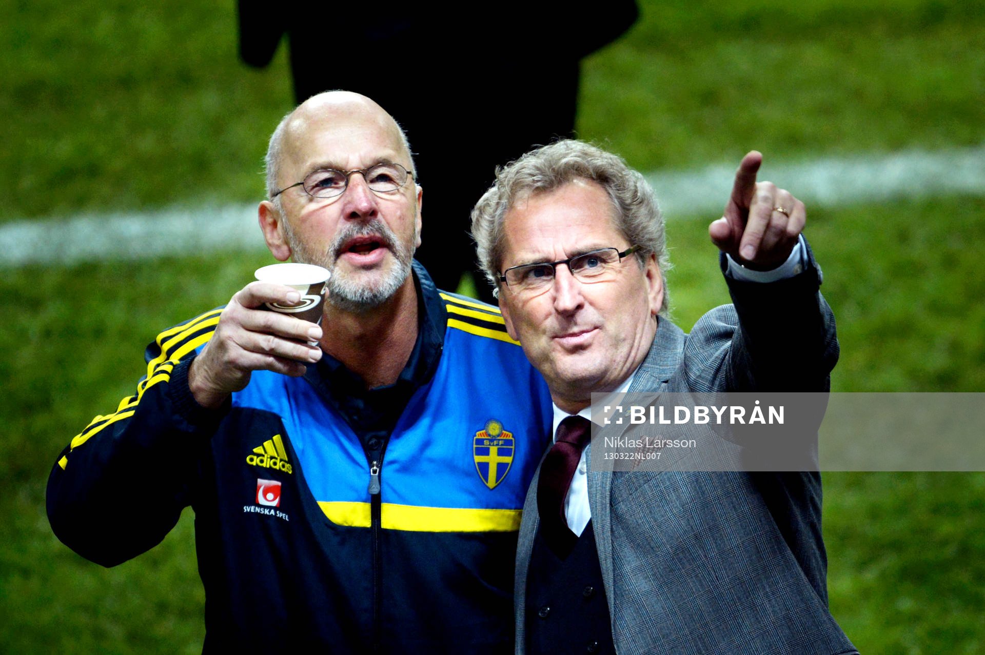 Erik Hamrén, förbundskapten Sverige innan matchstart