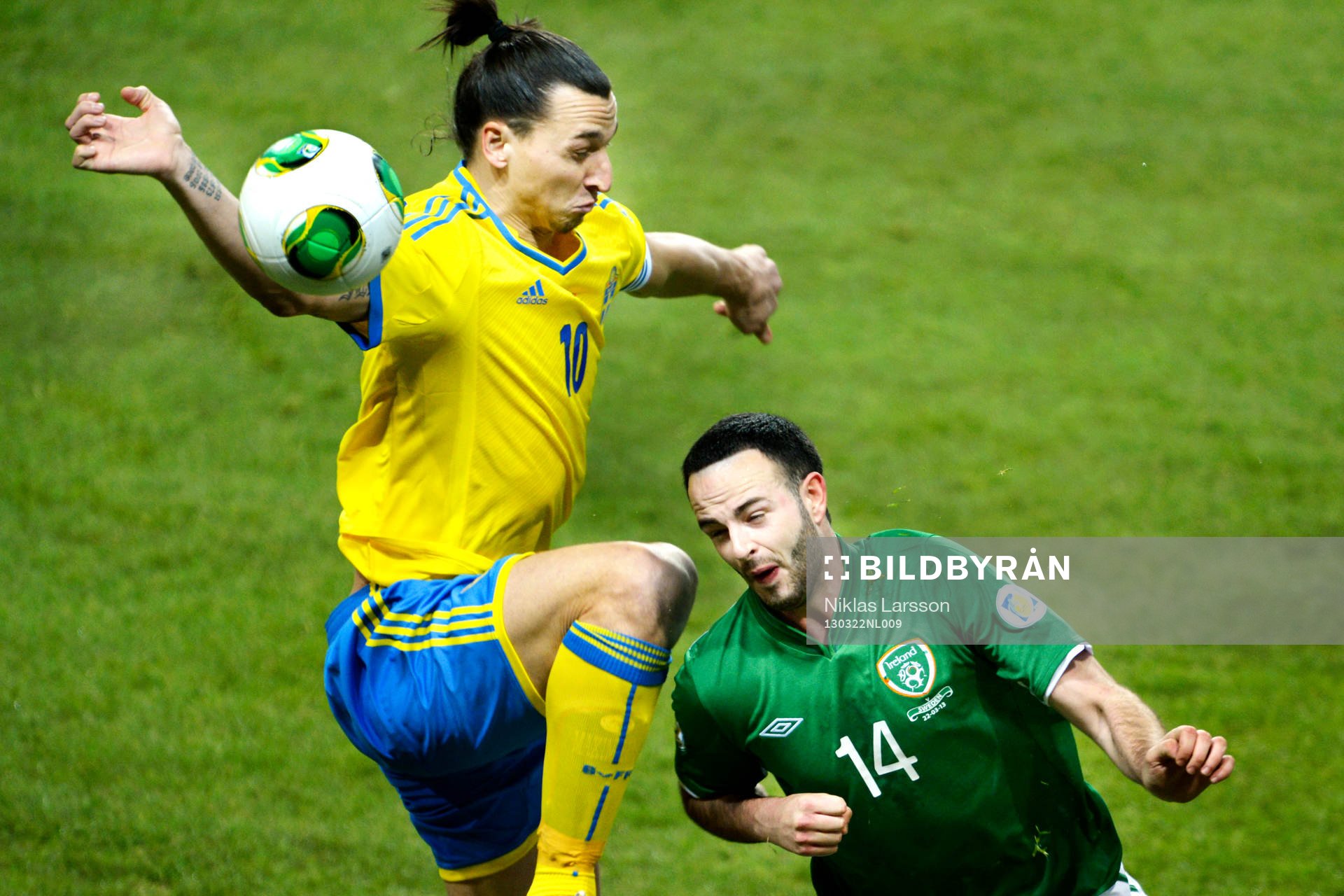 Zlatan Ibrahimović, Sverige och Marc Wilson, Irland