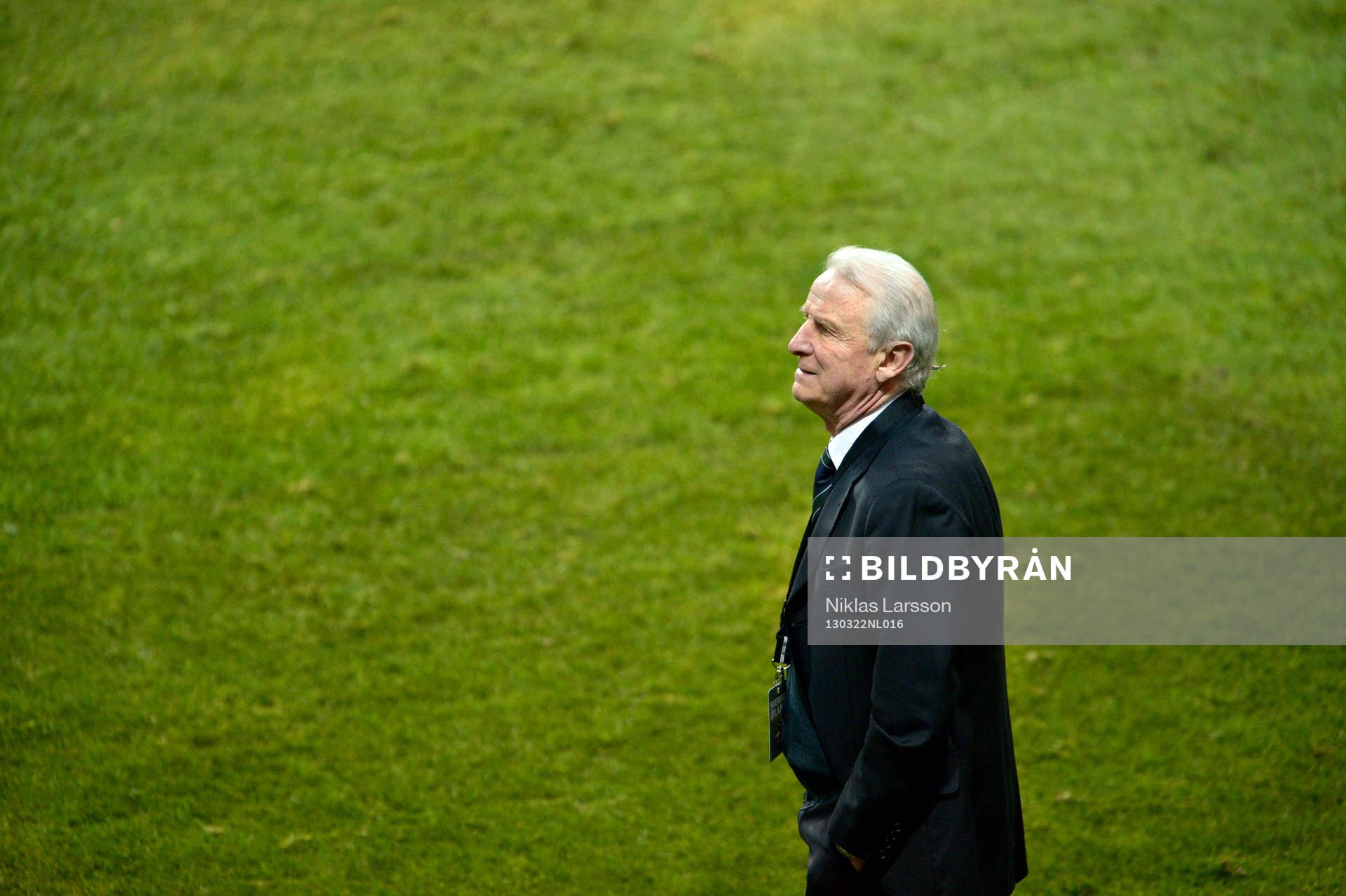 Fotboll, VM-kval, Sverige - Irland: Giovanni Trapattoni, förbundskapten Irland.