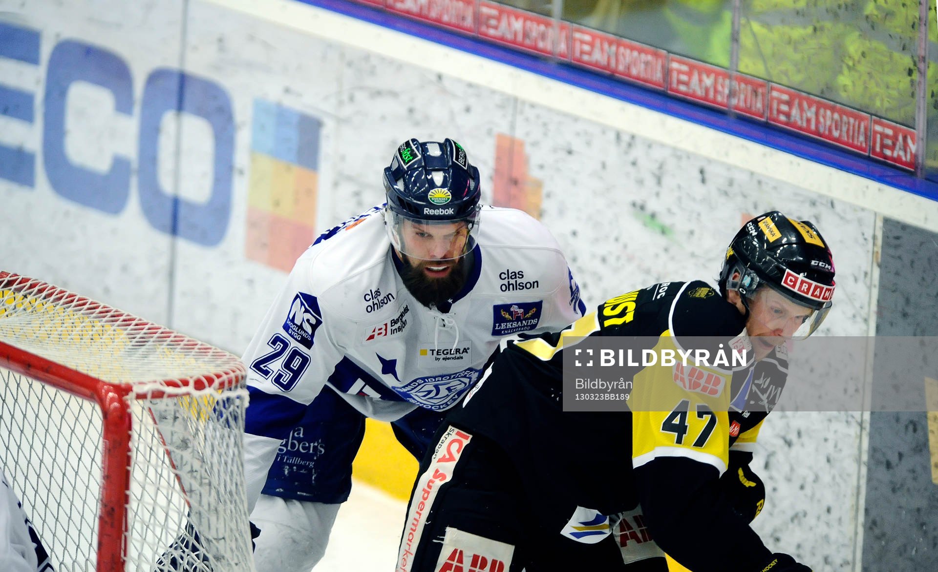 Västerås nr 47 Kenneth Bergqvist och Leksands nr 29