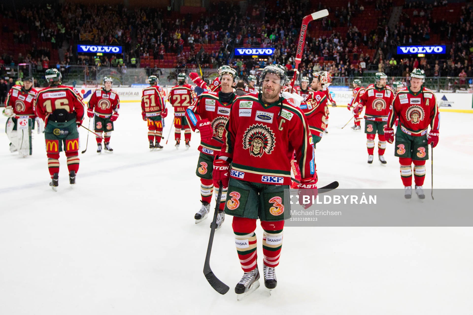 Frölunda och kapten Joel Lundqvist deppar
