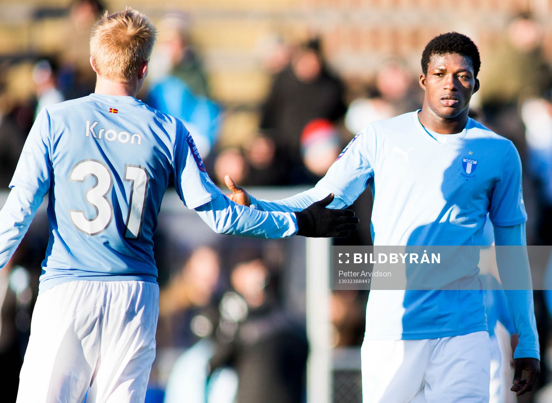 Simon Kroon, och Benjamin Fadi, Malmö FF