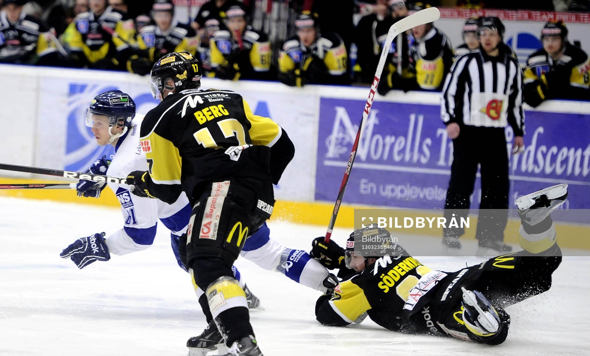 Västerås nr 82 Marcus Söderkvist och Leksands nr 61