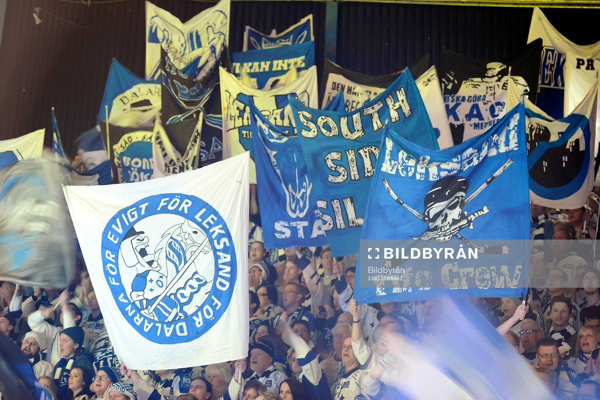 Leksands supportrar jublar