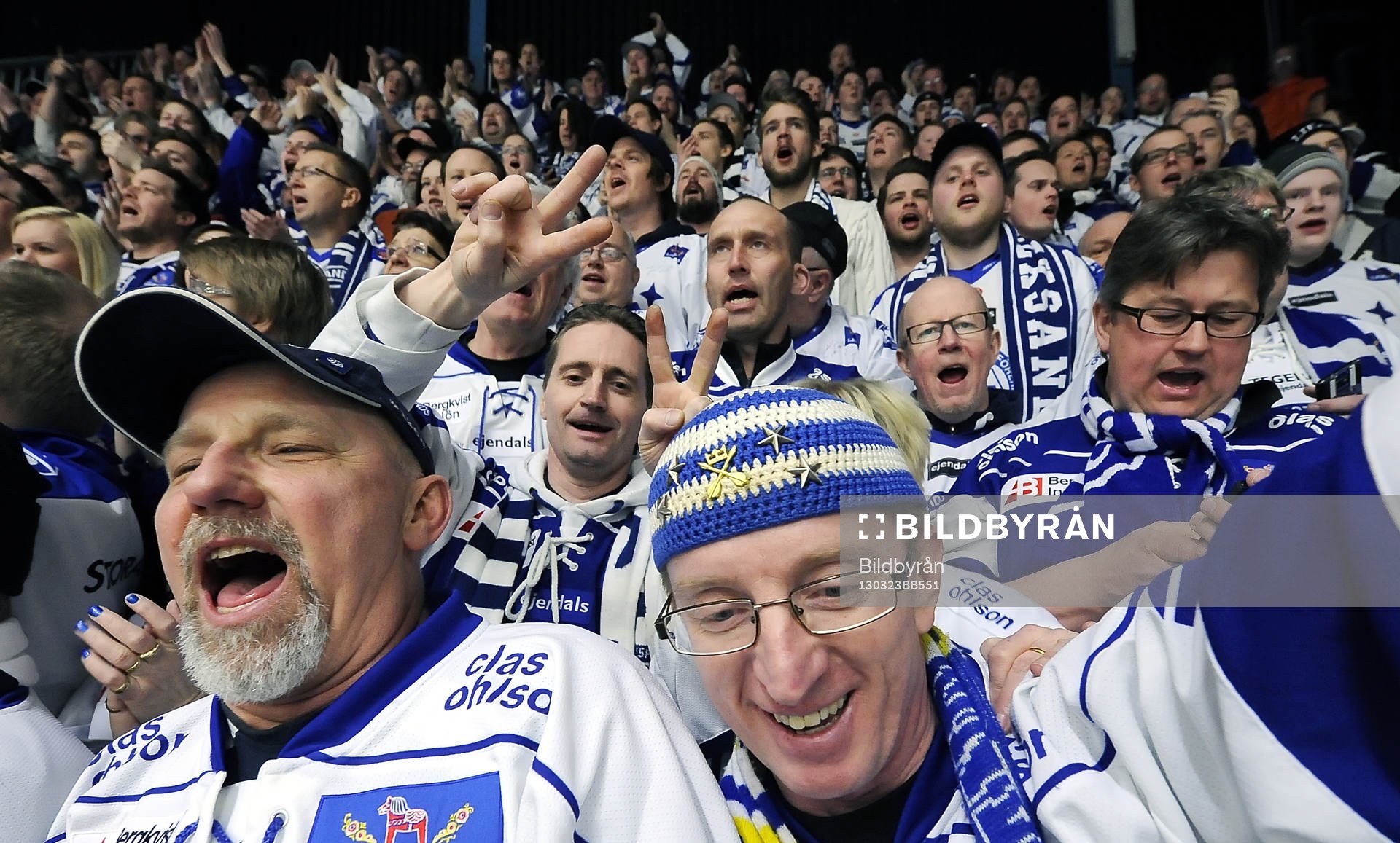 Leksands supportrar i ABB Arena