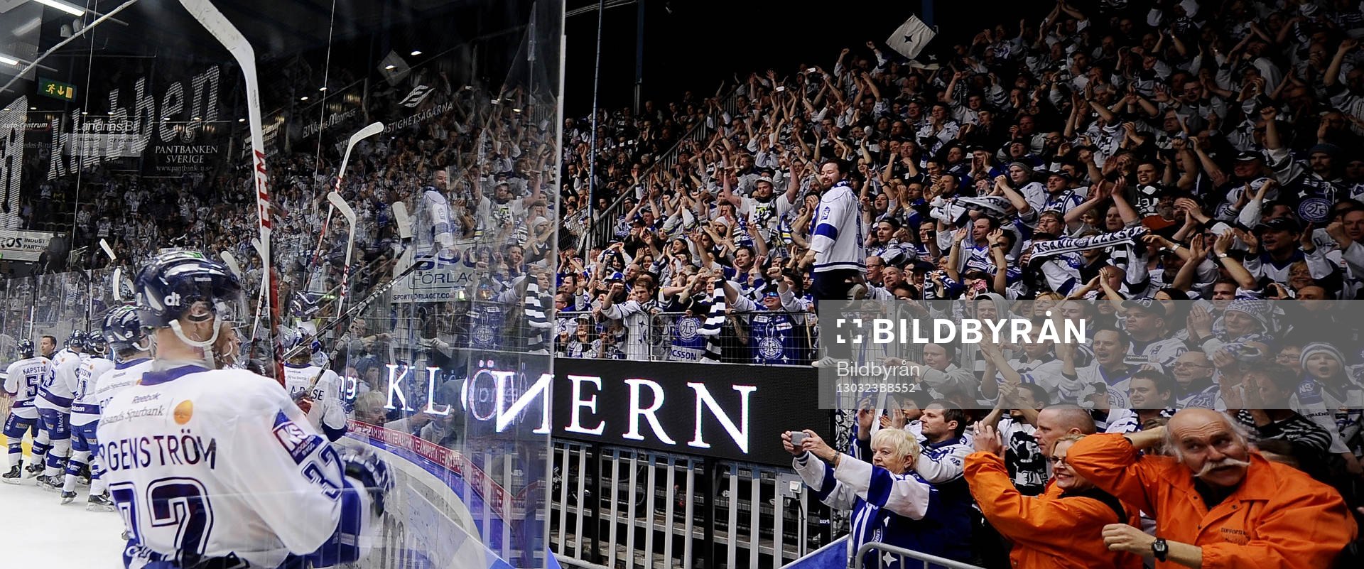 Leksands supportrar i ABB Arena