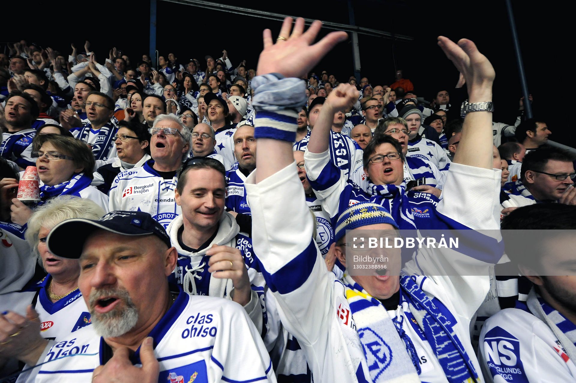 Leksands supportrar i ABB Arena