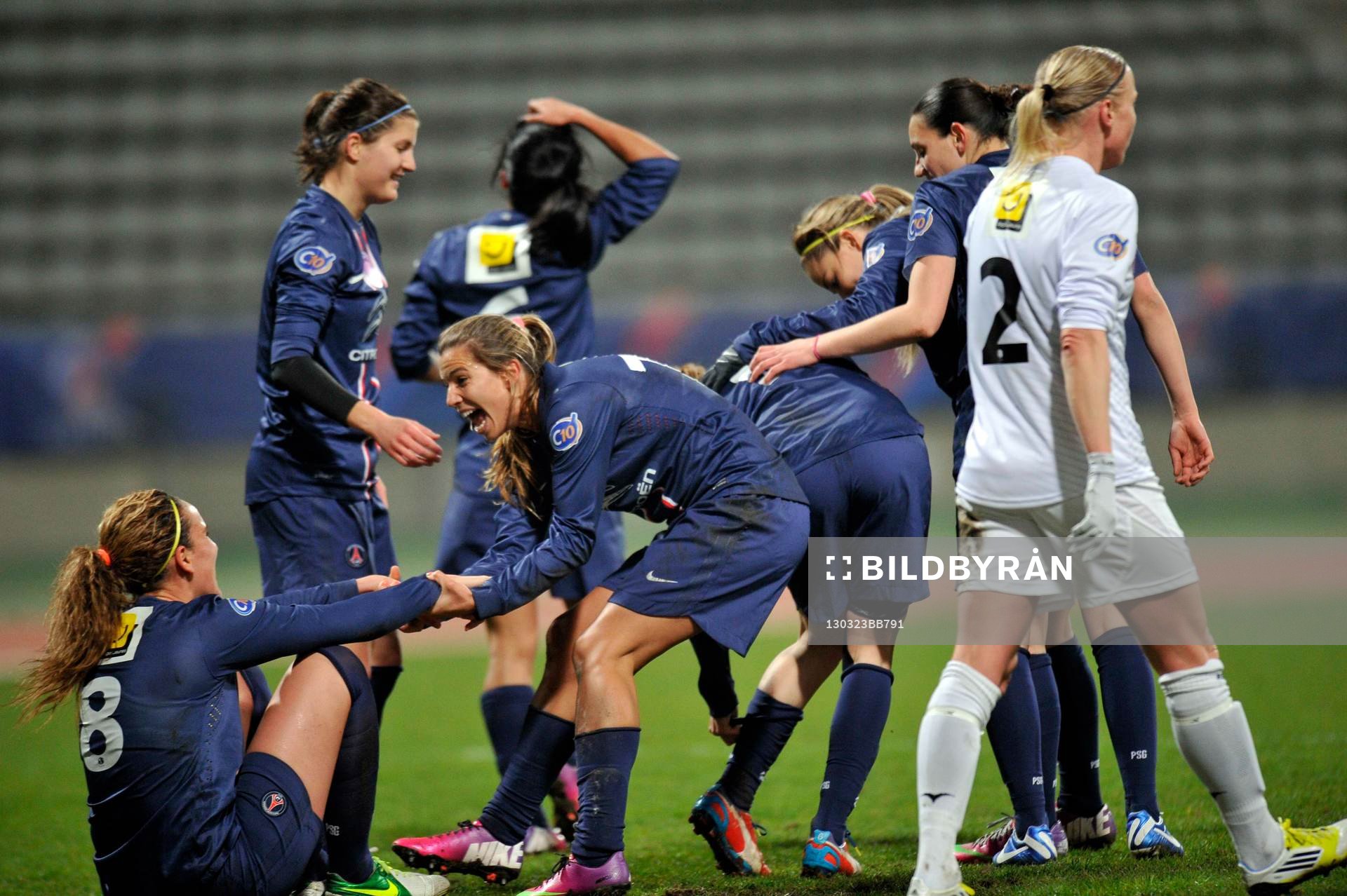 Joie du PSG - Tobin HEATH - 23.03.2013 - Paris Saint