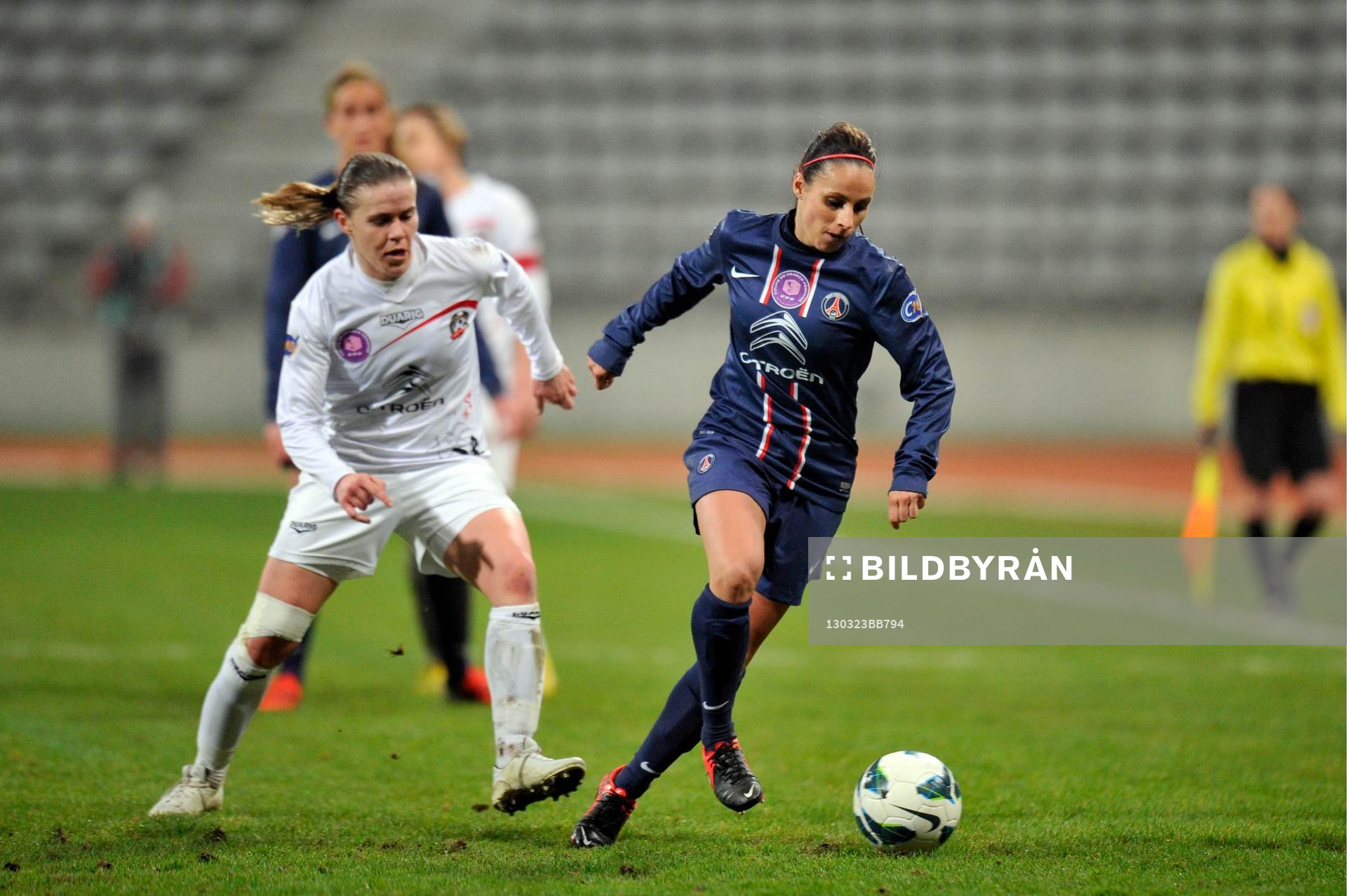 Fotboll, Franska cupen, Dam, Paris Saint Germain - Juvisy: JESSICA HOUARA - 23.03.2013 - Paris Saint Germain / Juvisy - 1/8finale de la Coupe de France Feminine