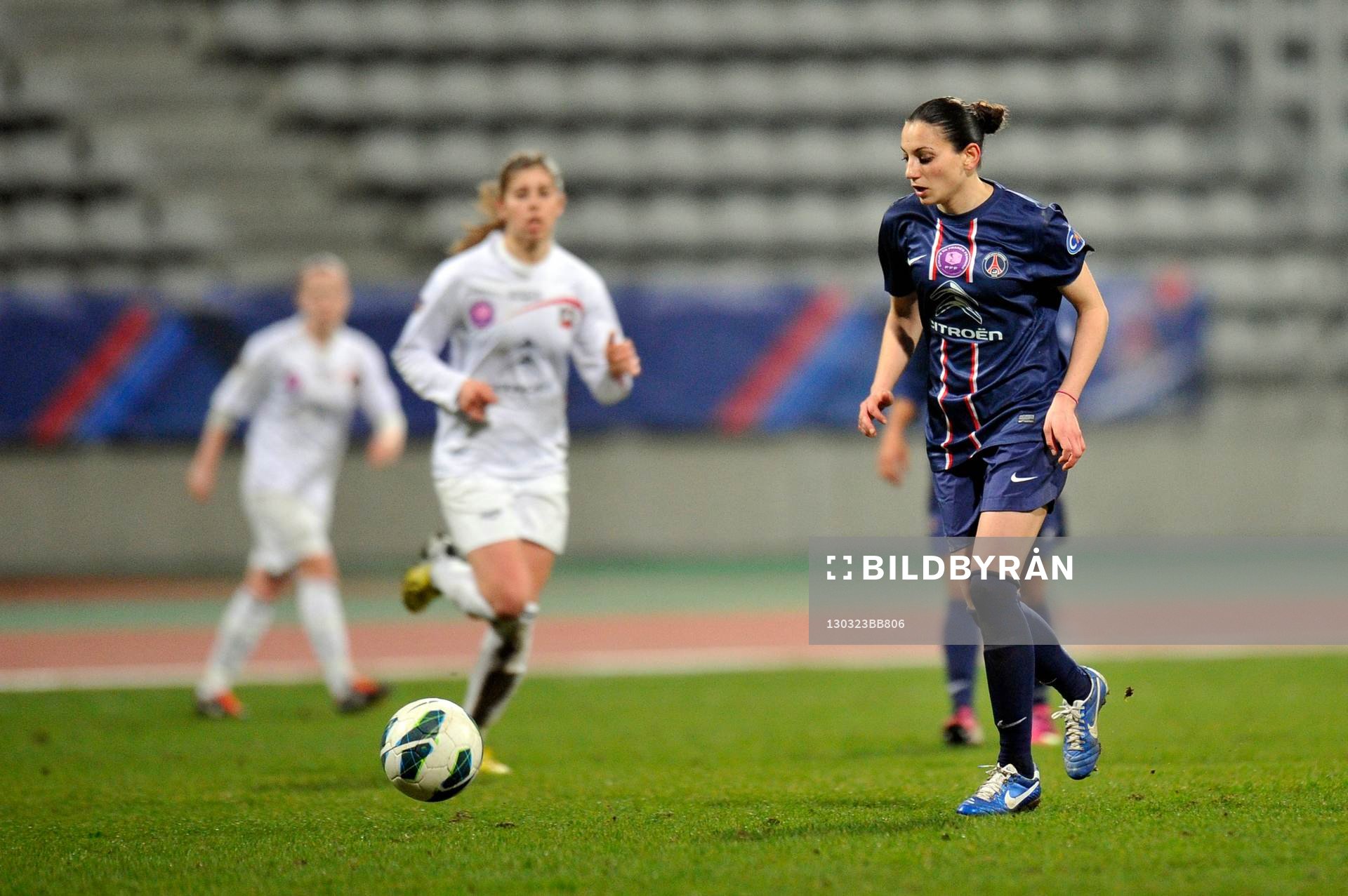 Fotboll, Franska cupen, Dam, Paris Saint Germain - Juvisy: Aurelie KACI - 23.03.2013 - Paris Saint Germain / Juvisy - 1/8finale de la Coupe de France Feminine