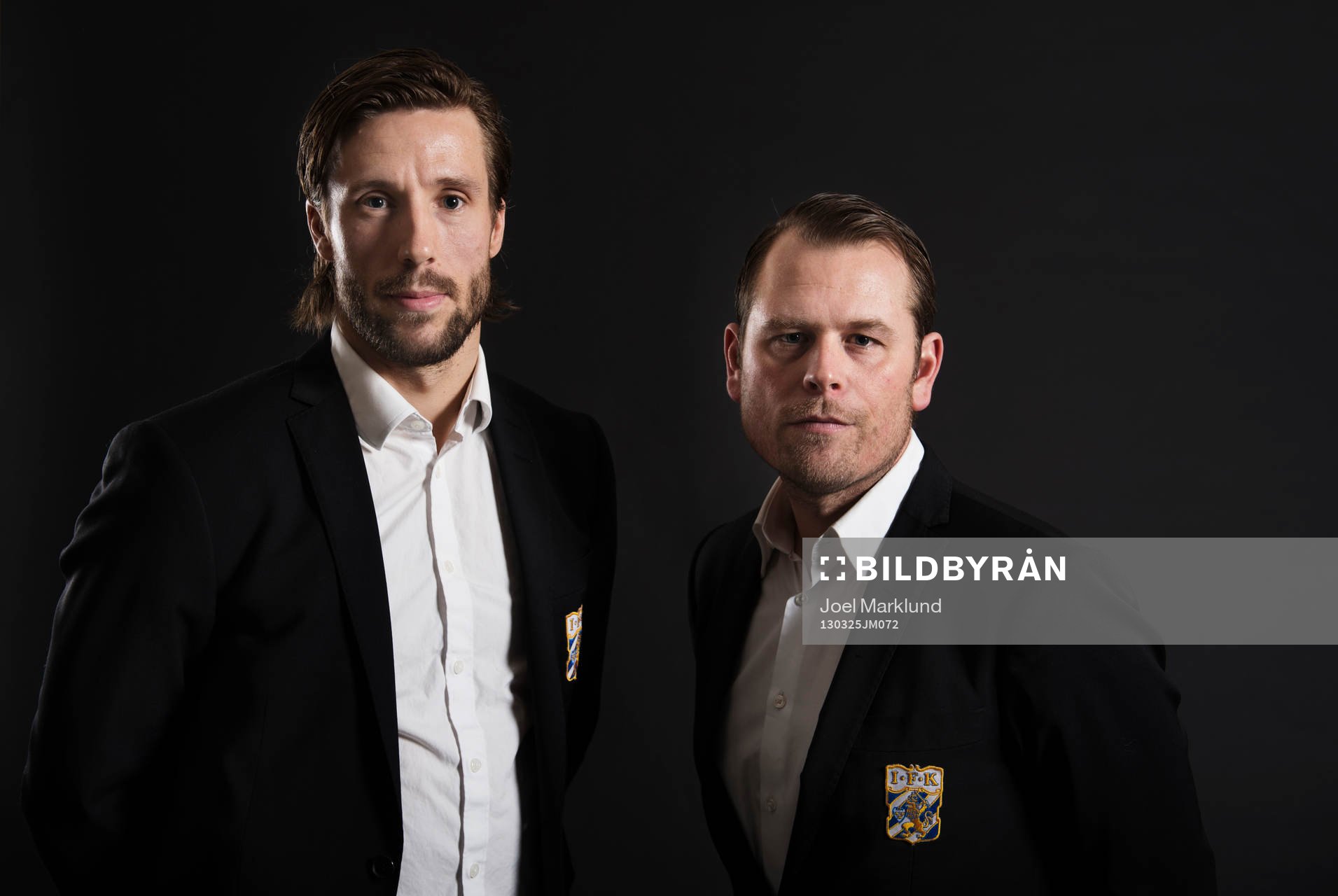 Mattias Bjärsmyr och Mikael Stahre, tränare IFK Göteborg