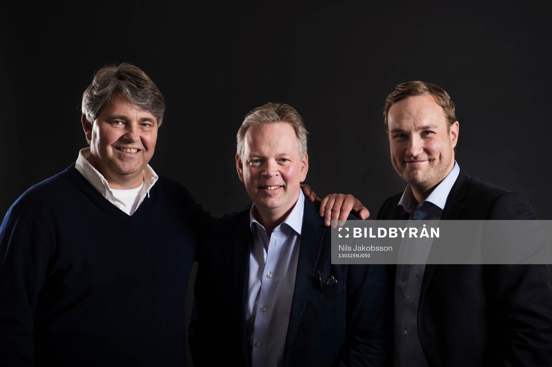 Thomas Wernerson, Mats Nyström och Chris Härenstam, SVT