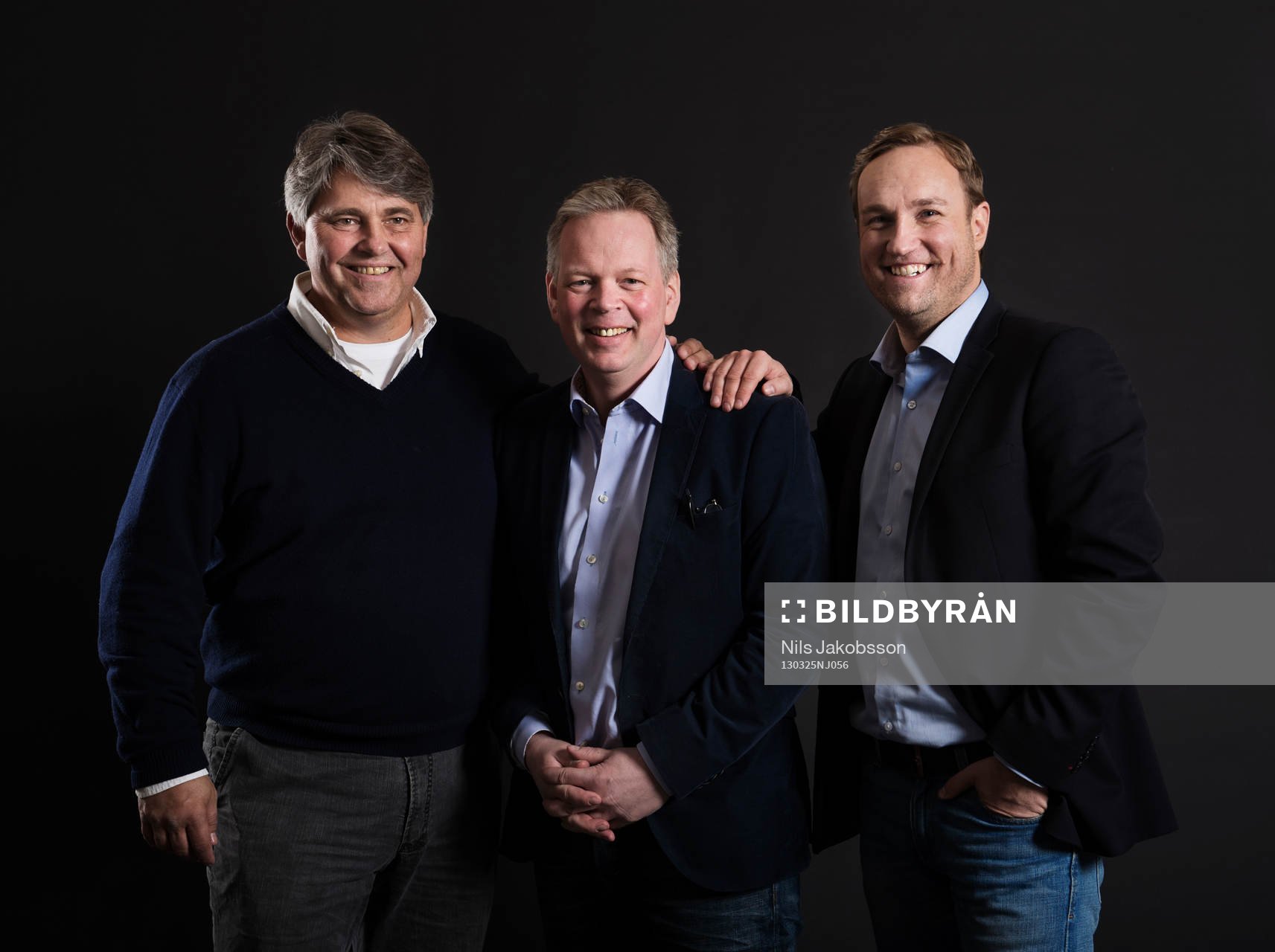 Thomas Wernerson, Mats Nyström och Chris Härenstam, SVT