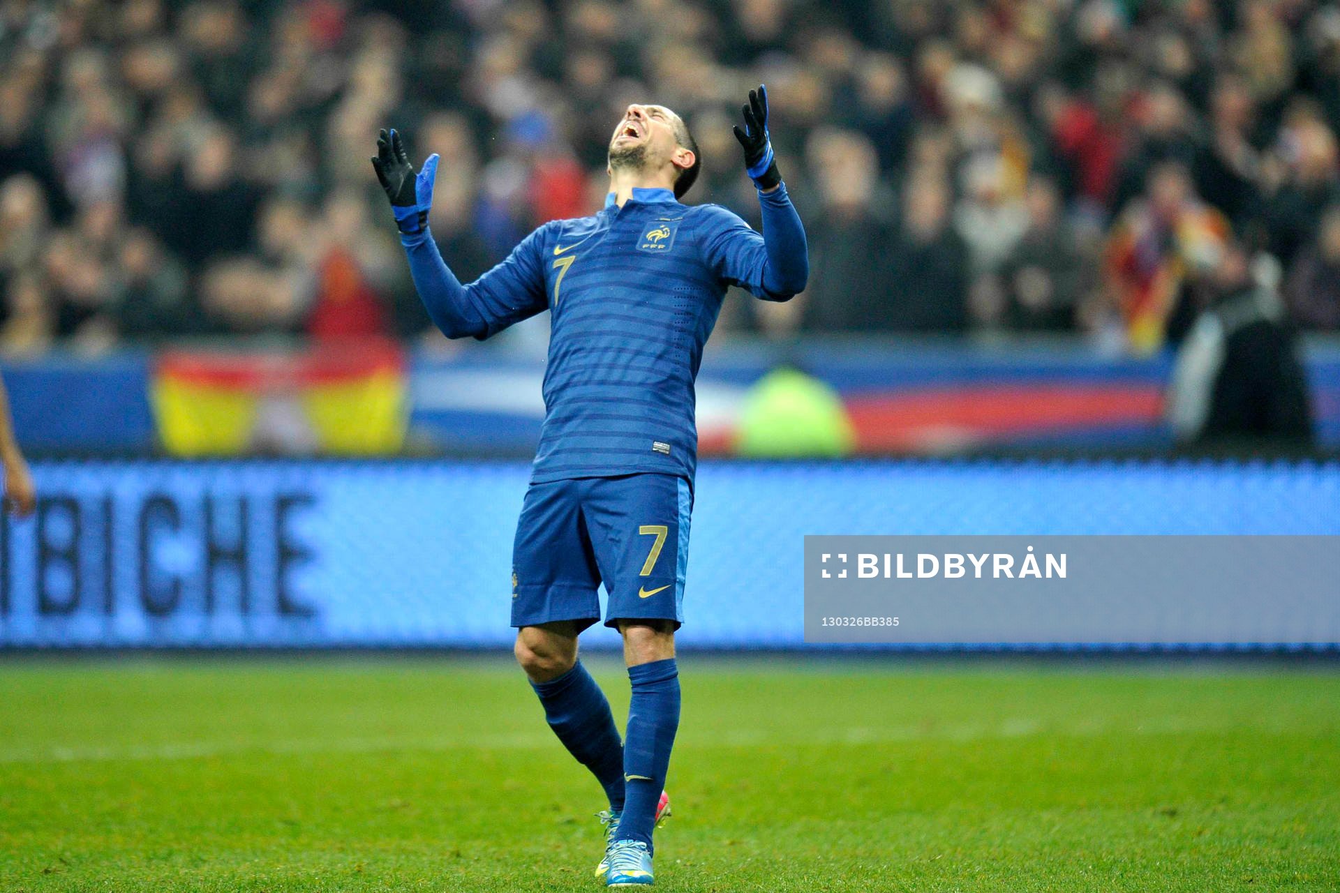 Deception de Franck RIBERY  - 26.03.2013 - France / Espagne