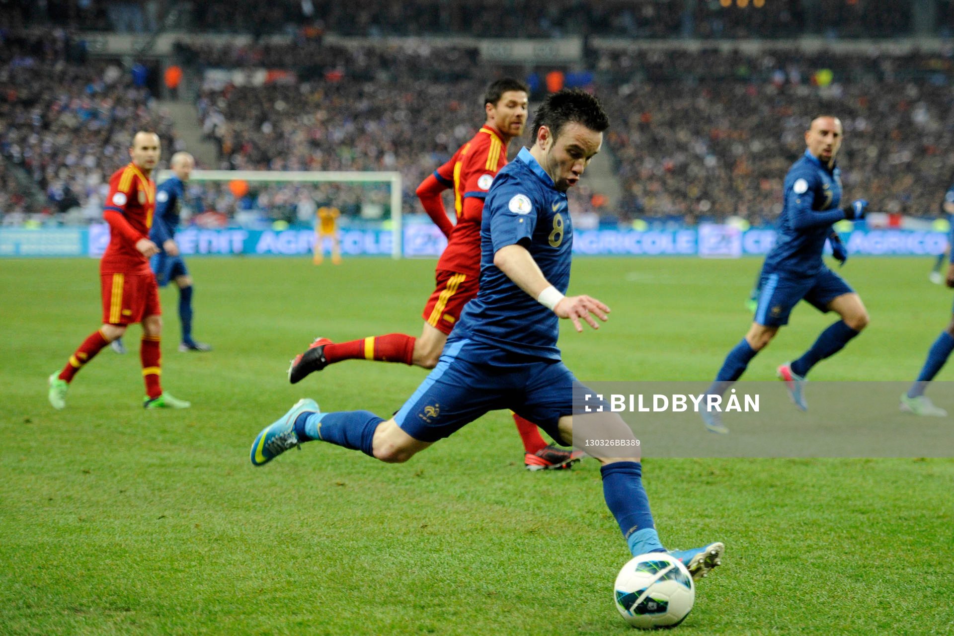  Fotboll, VM-kval, Frankrike - Spanien: Mathieu VALBUENA - 26.03.2013 - France / Espagne - Eliminatoire Coupe du Monde 2014