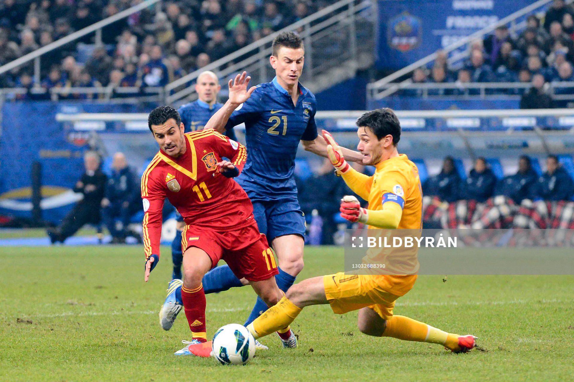 Pedro RODRIGUEZ / Hugo LLORIS - 26.03.2013 - France /