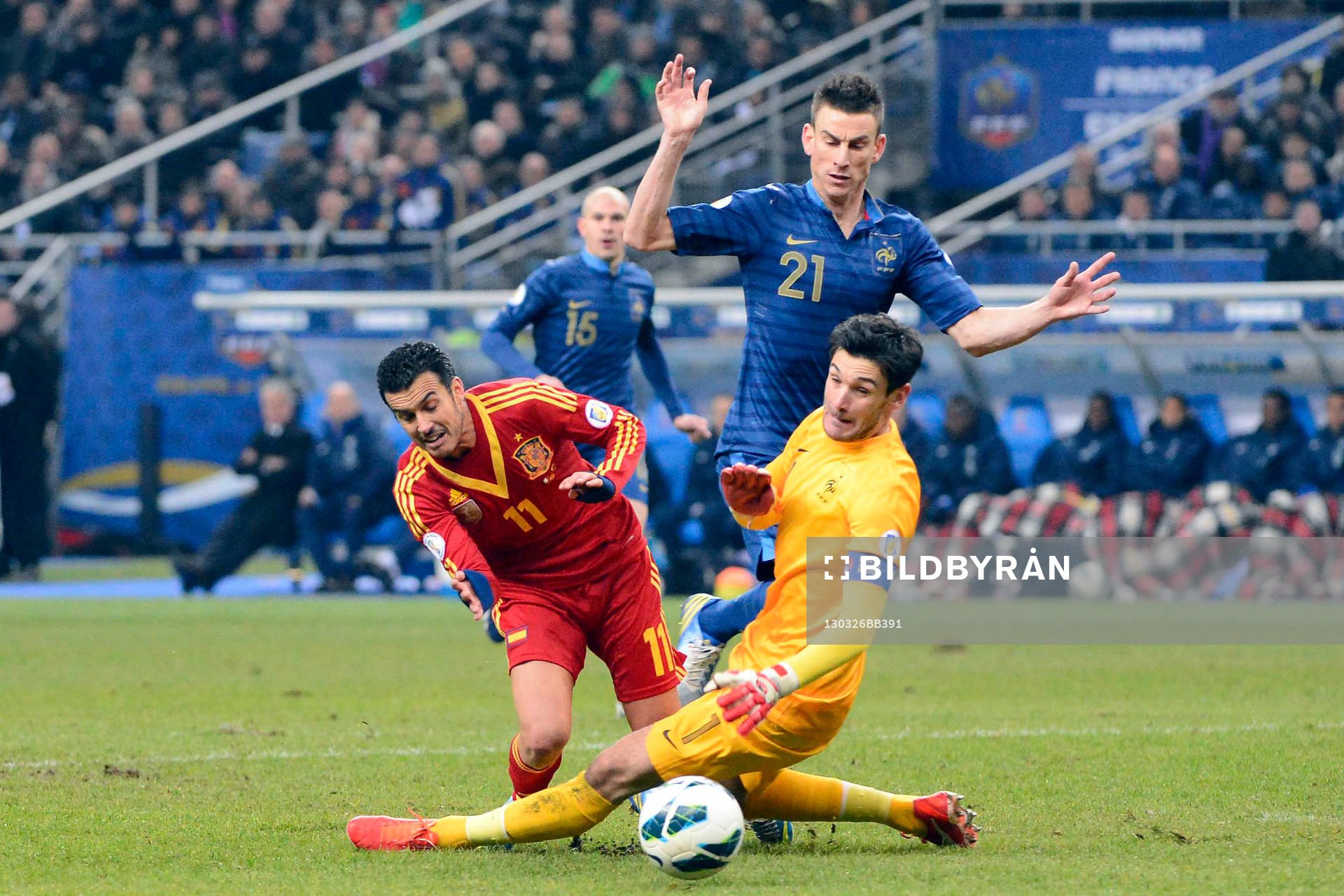 Pedro RODRIGUEZ / Hugo LLORIS - 26.03.2013 - France /