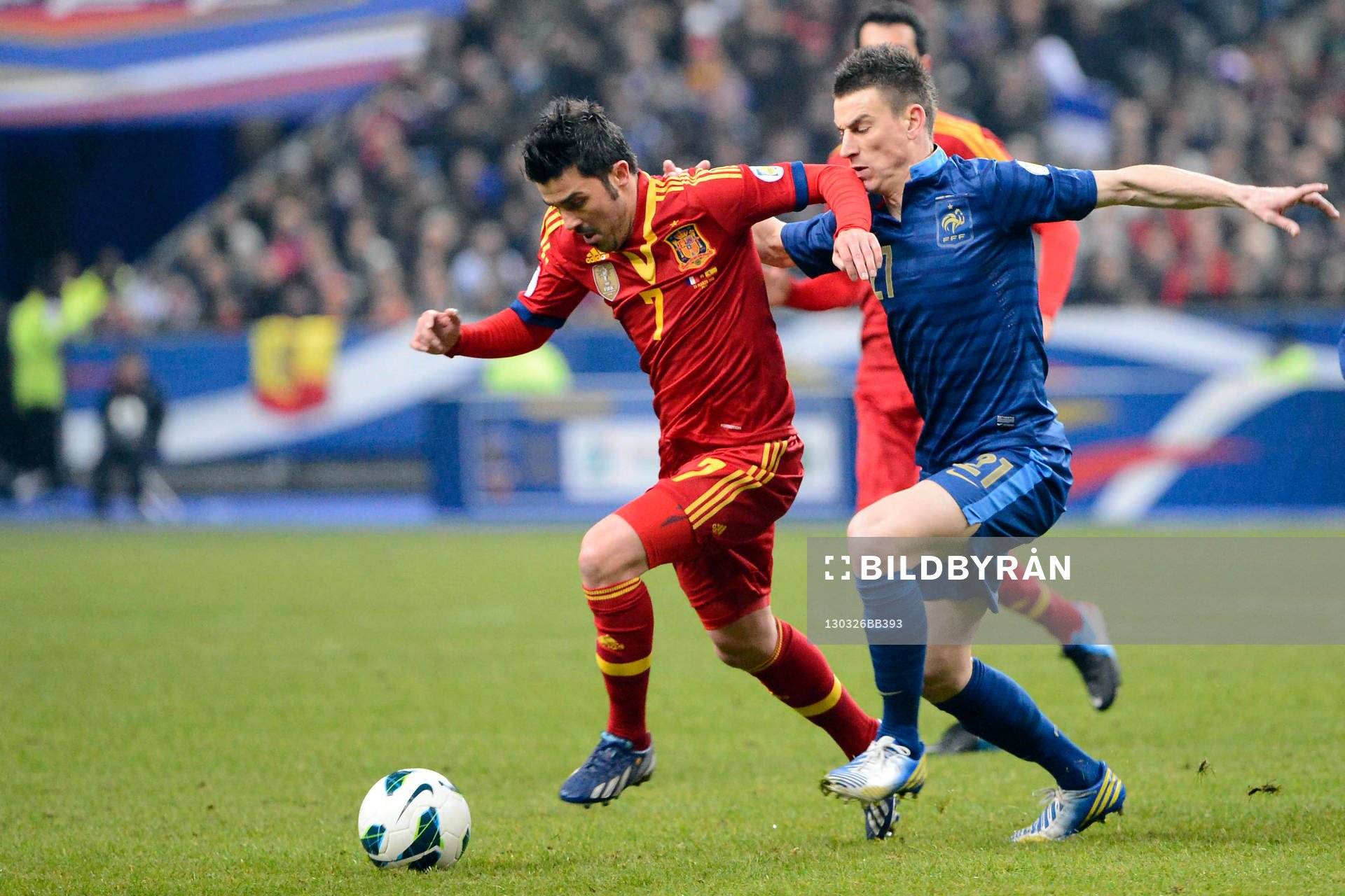 David VILLA / Laurent KOSCIELNY  - 26.03.2013 - France /