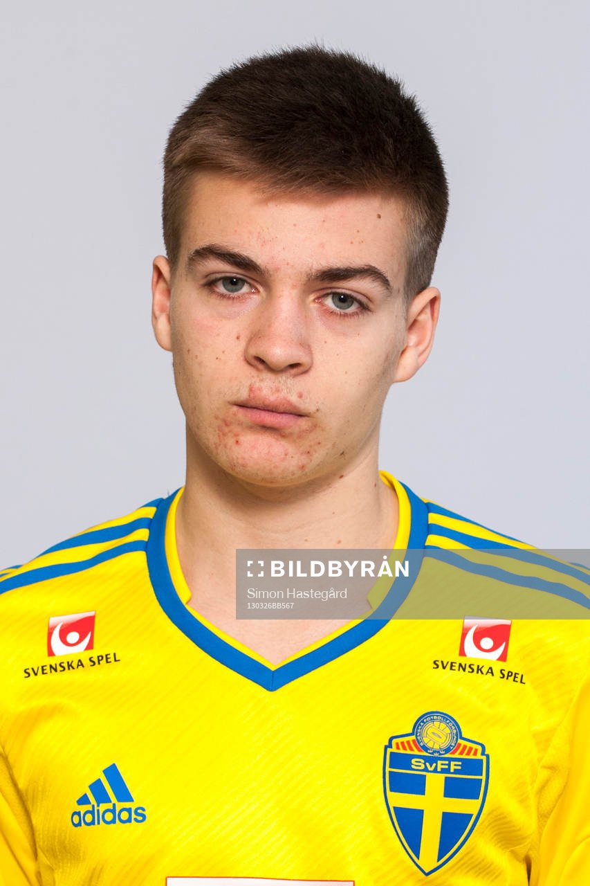 Fotboll, Sverige, porträtt, P16/P97: Oscar Iglicar.