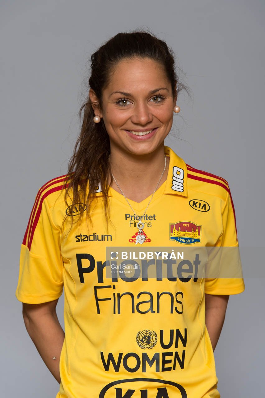 Fotboll, Dam, Damallsvenskan, Lagbild, Tyresö: Lisa Klinga, Tyresö.