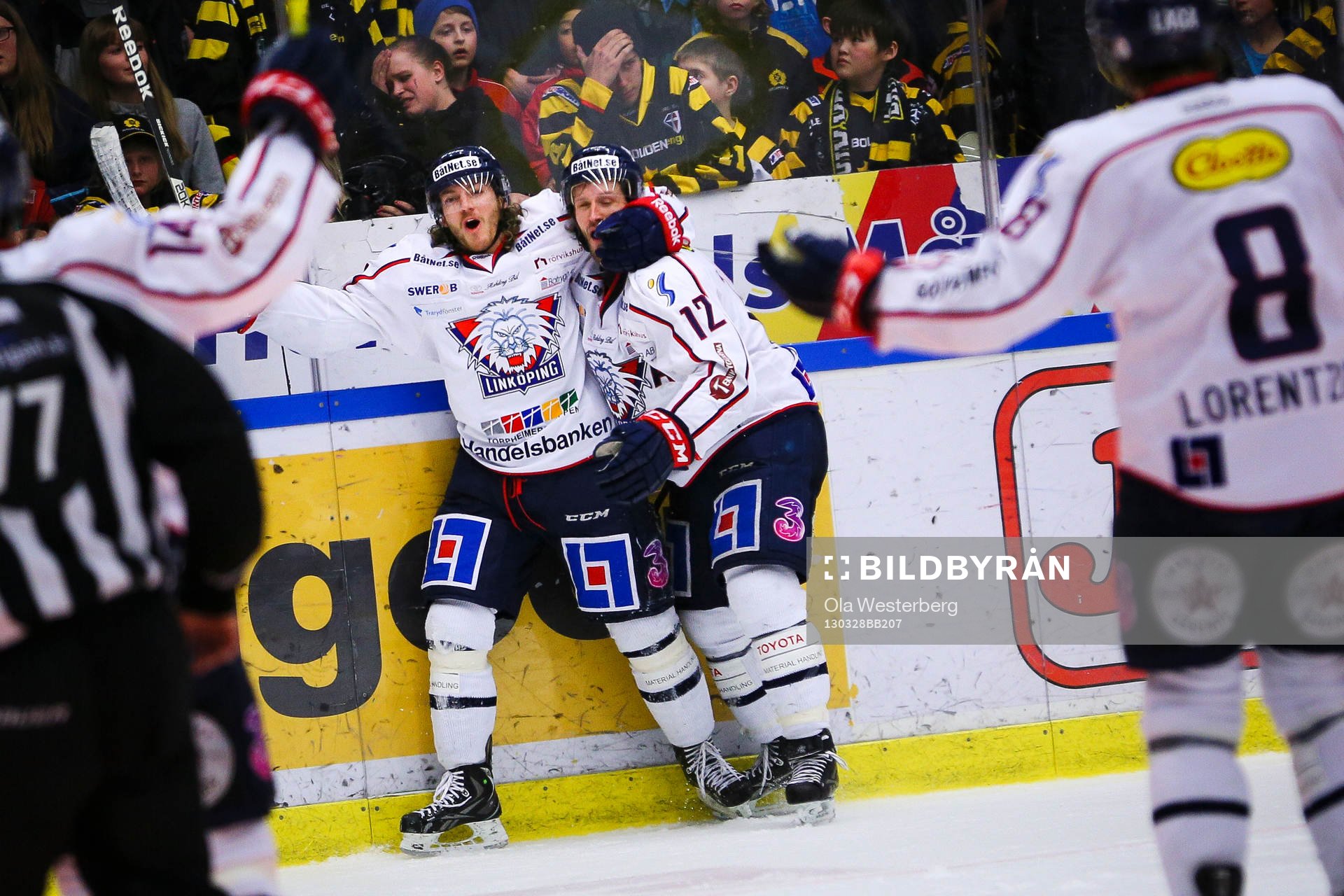 Ishockey, SM-semifinal 1, Skellefteå - Linköping.
