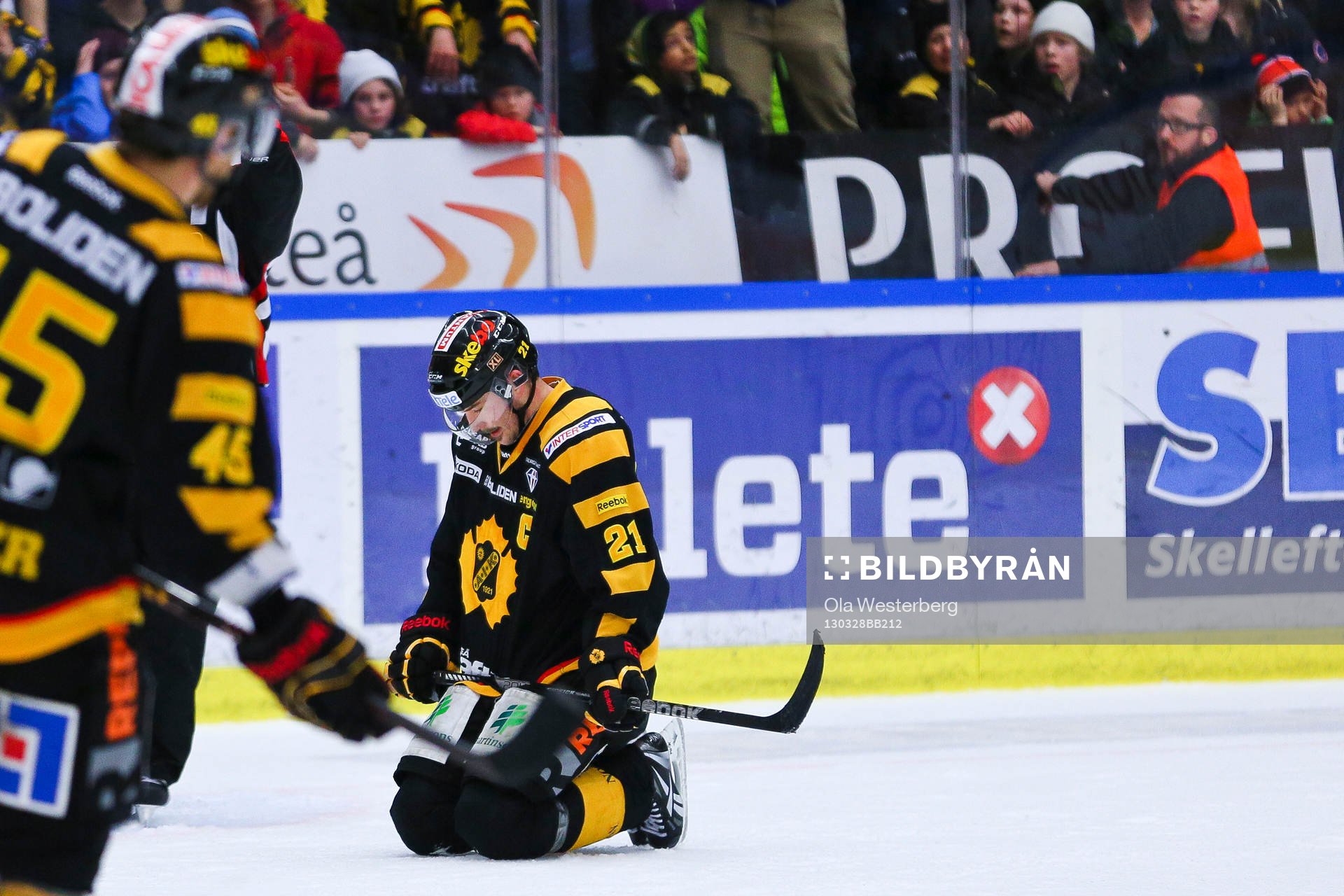 Ishockey, SM-semifinal 1, Skellefteå - Linköping.