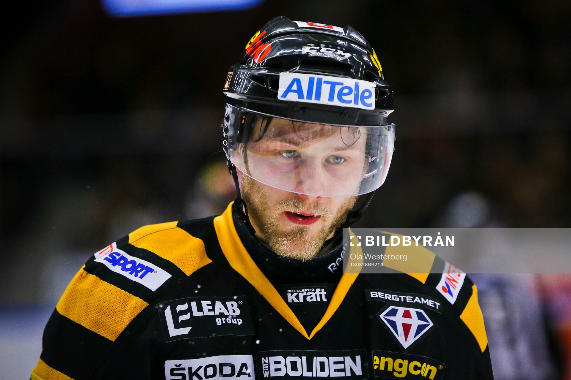 Ishockey, SM-semifinal 1, Skellefteå - Linköping. Oscar