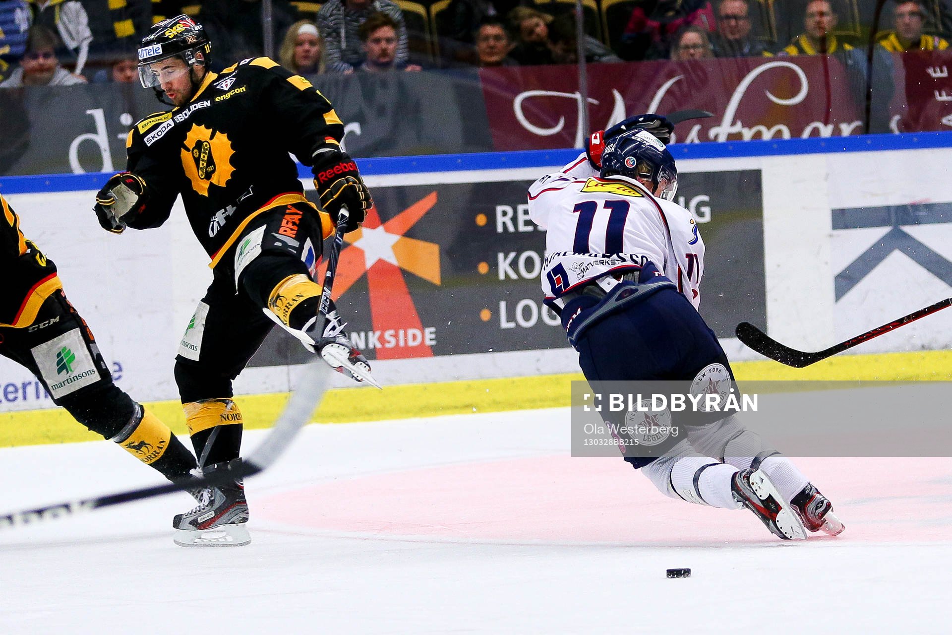 Ishockey, SM-semifinal 1, Skellefteå - Linköping. Simon