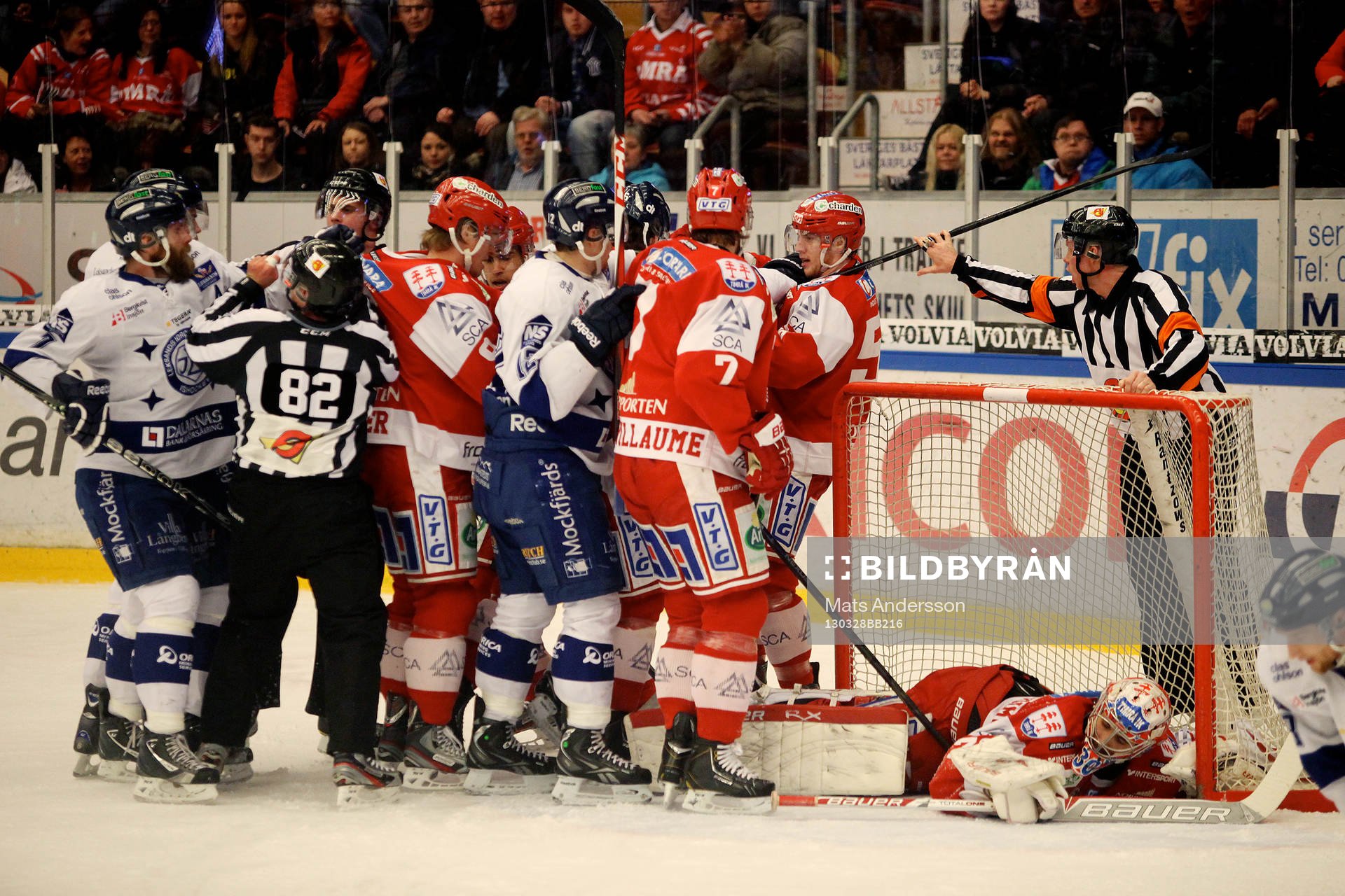 Leksand IF vann med 8-3 mot Timrå IK i Sundsvall