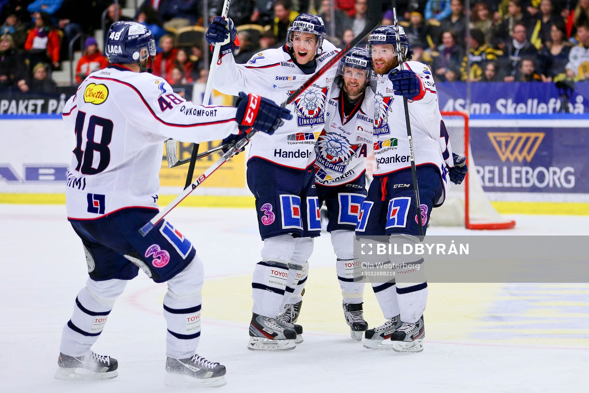 Ishockey, SM-semifinal 1, Skellefteå - Linköping.