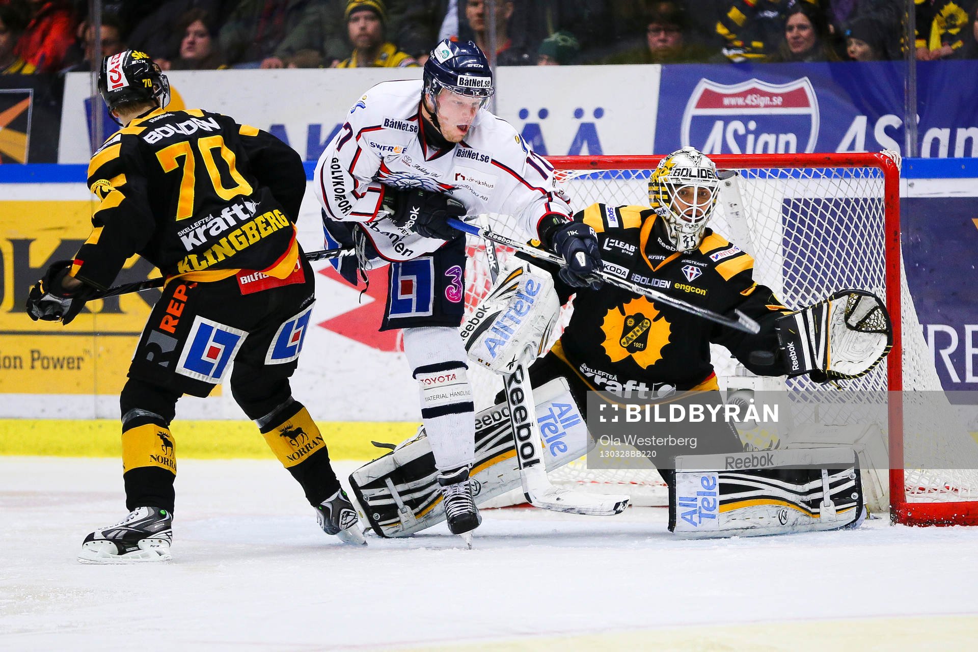 Ishockey, SM-semifinal 1, Skellefteå - Linköping.