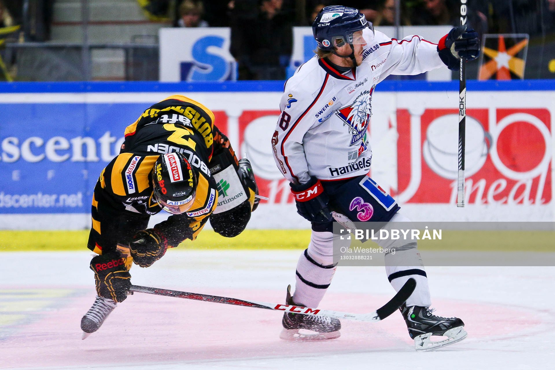 Ishockey, SM-semifinal 1, Skellefteå - Linköping. Albin